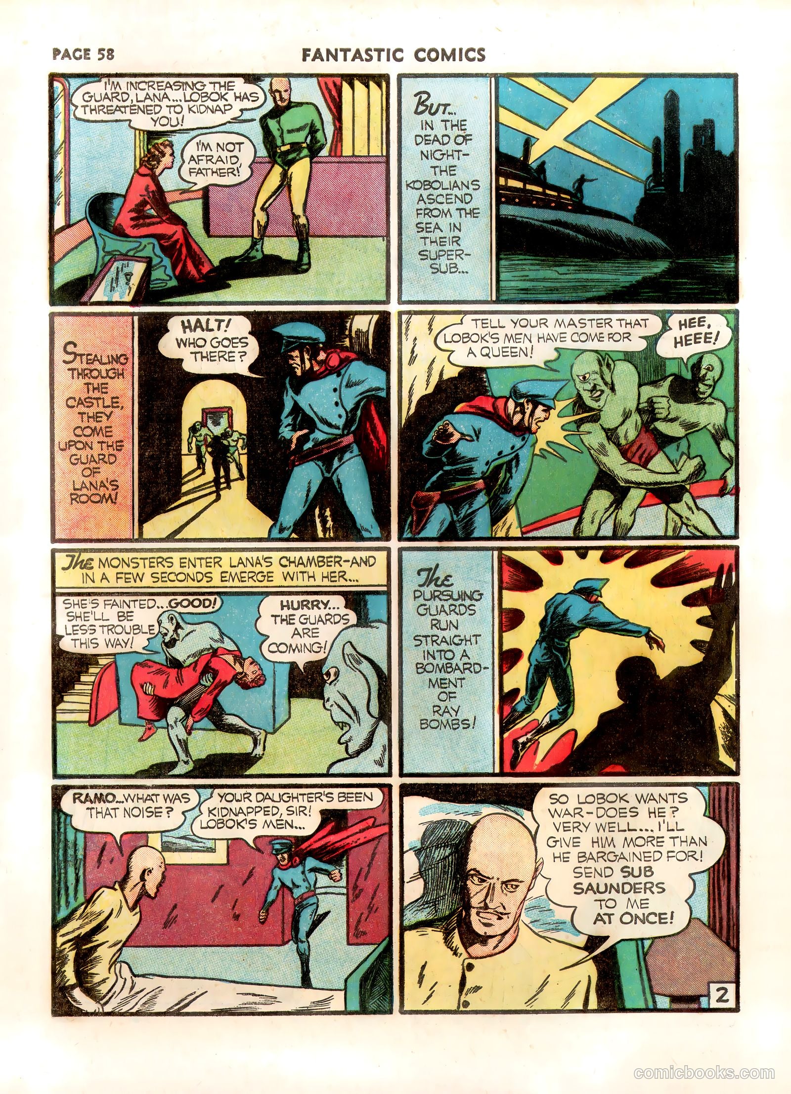 Fantastic Comics #14 (1941) — page 59 of 67