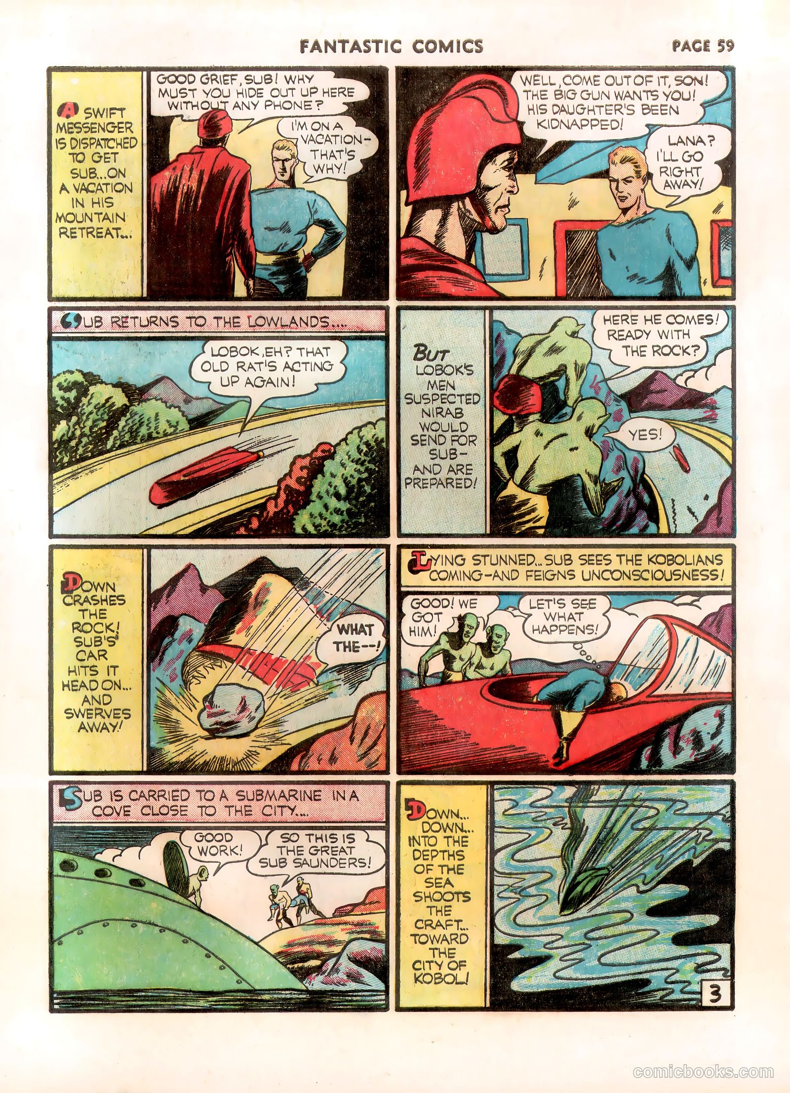 Fantastic Comics #14 (1941) — page 60 of 67