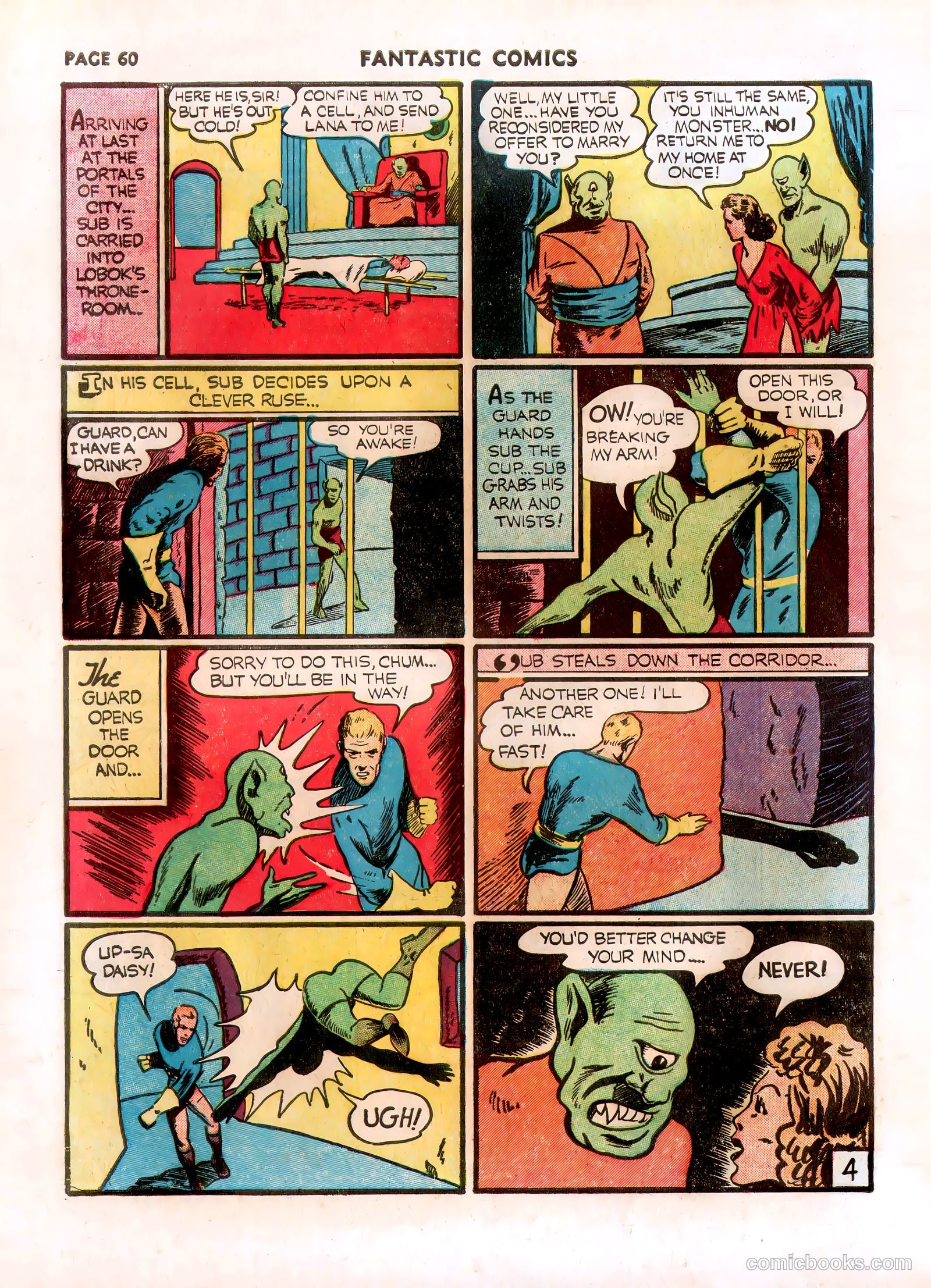 Fantastic Comics #14 (1941) — page 61 of 67