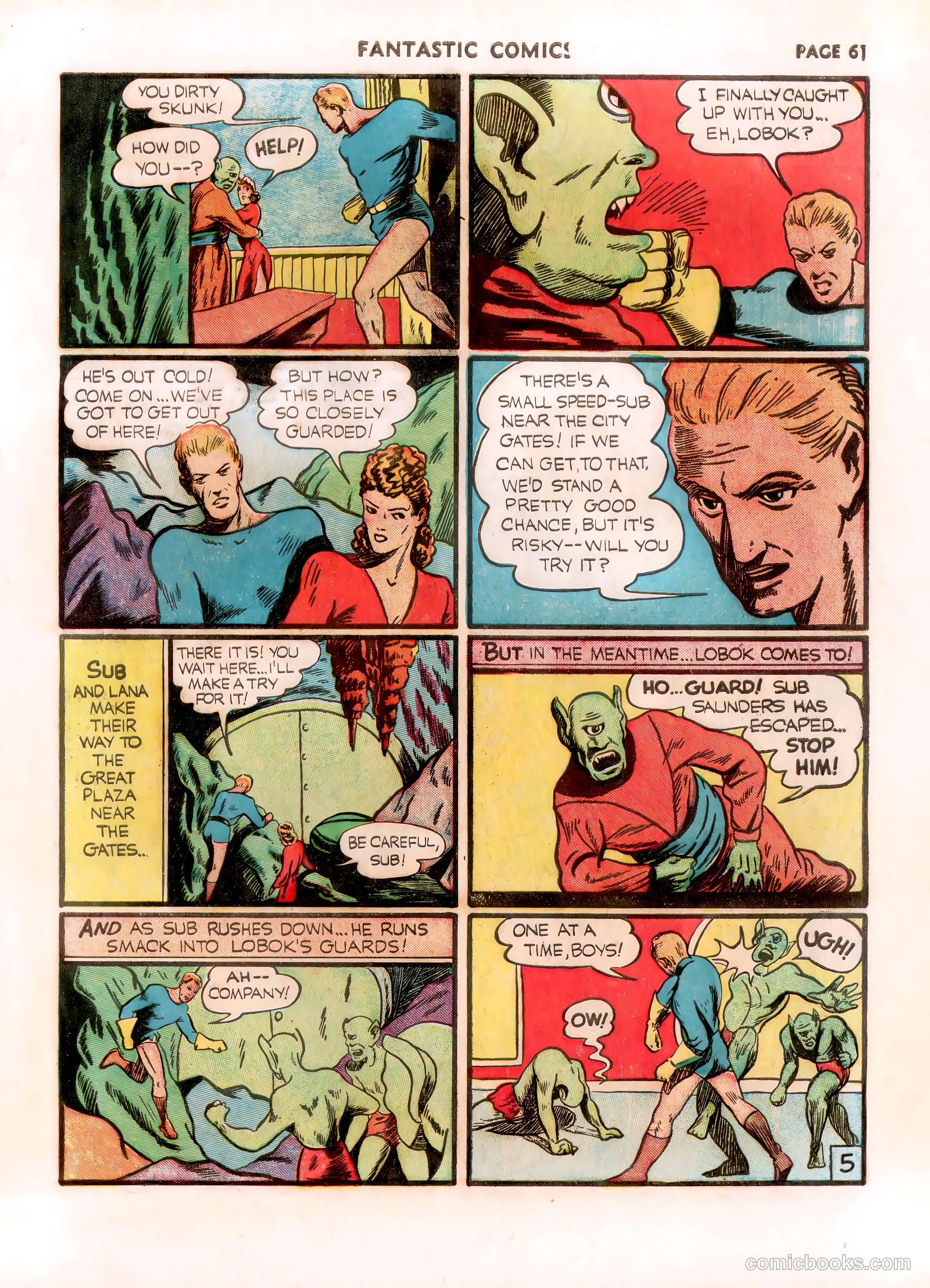 Fantastic Comics #14 (1941) — page 62 of 67