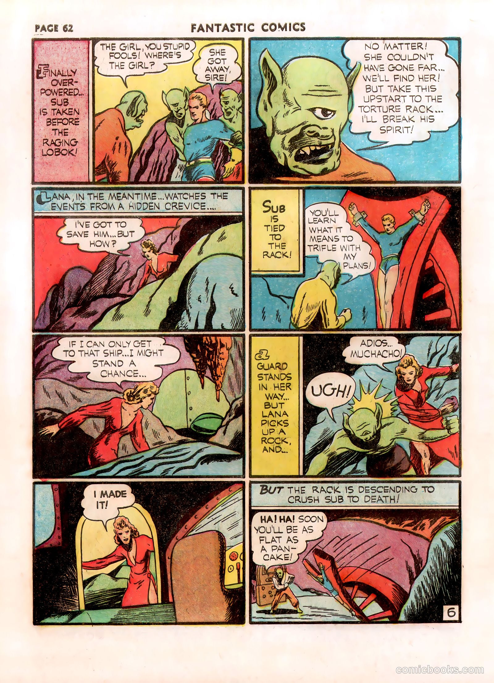 Fantastic Comics #14 (1941) — page 63 of 67