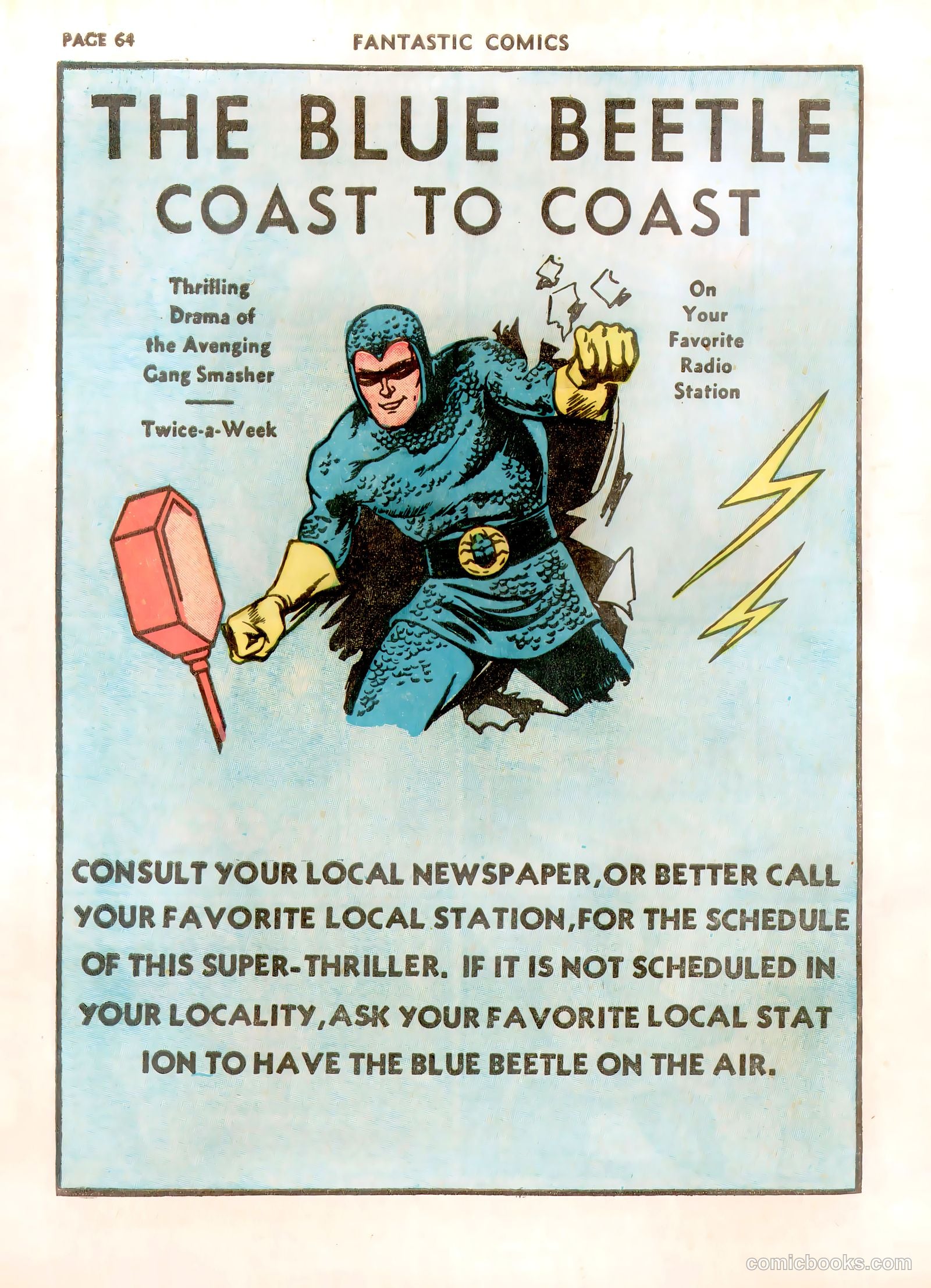 Fantastic Comics #14 (1941) — page 65 of 67