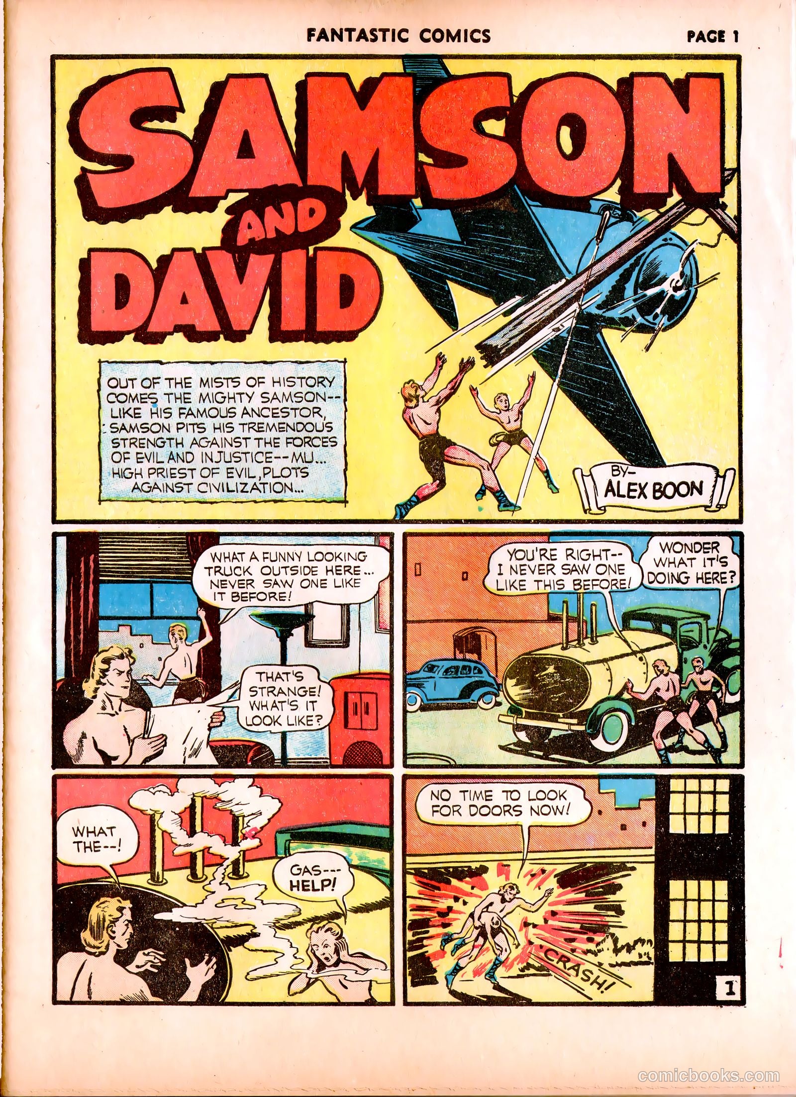 Fantastic Comics #15 (1941) — page 3 of 68