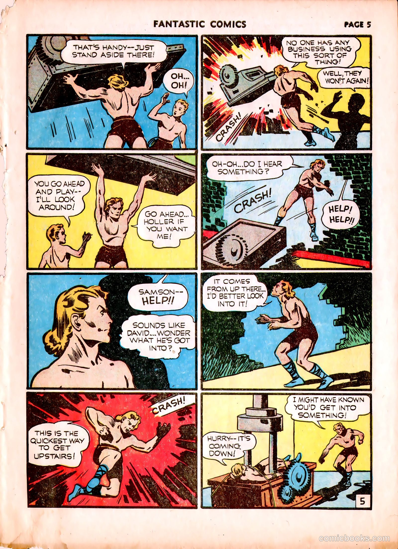 Fantastic Comics #15 (1941) — page 7 of 68