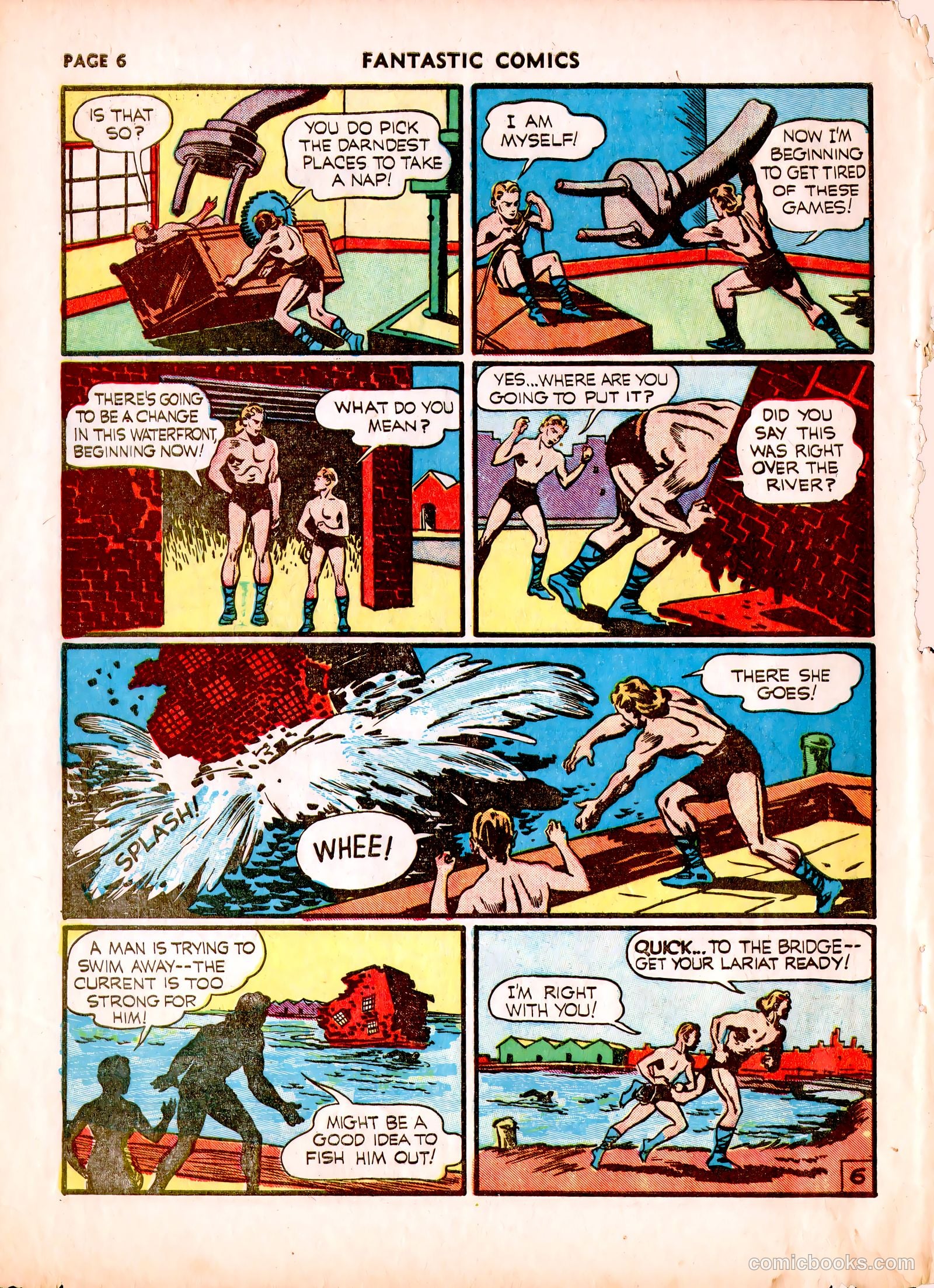 Fantastic Comics #15 (1941) — page 8 of 68
