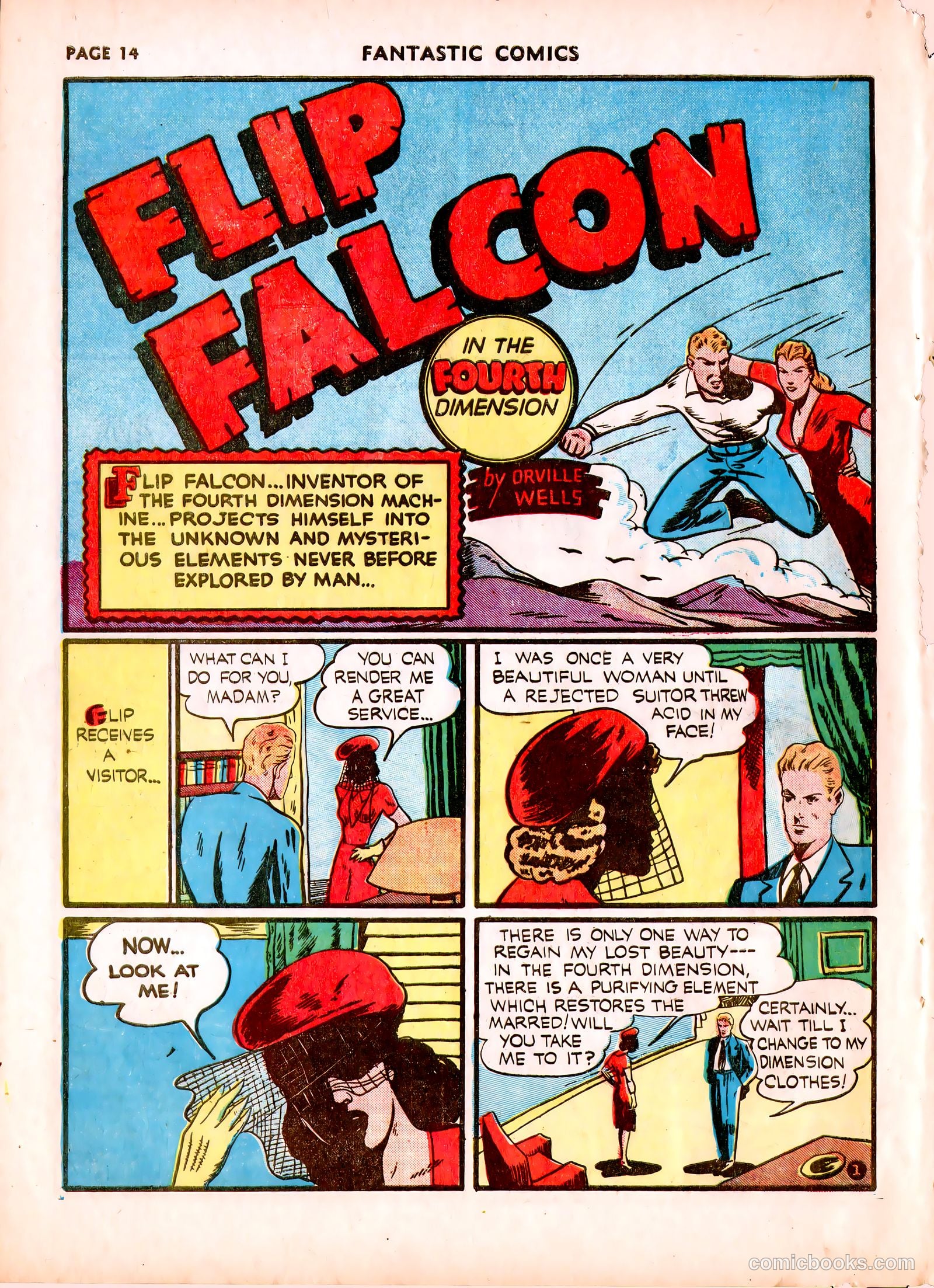 Fantastic Comics #15 (1941) — page 16 of 68