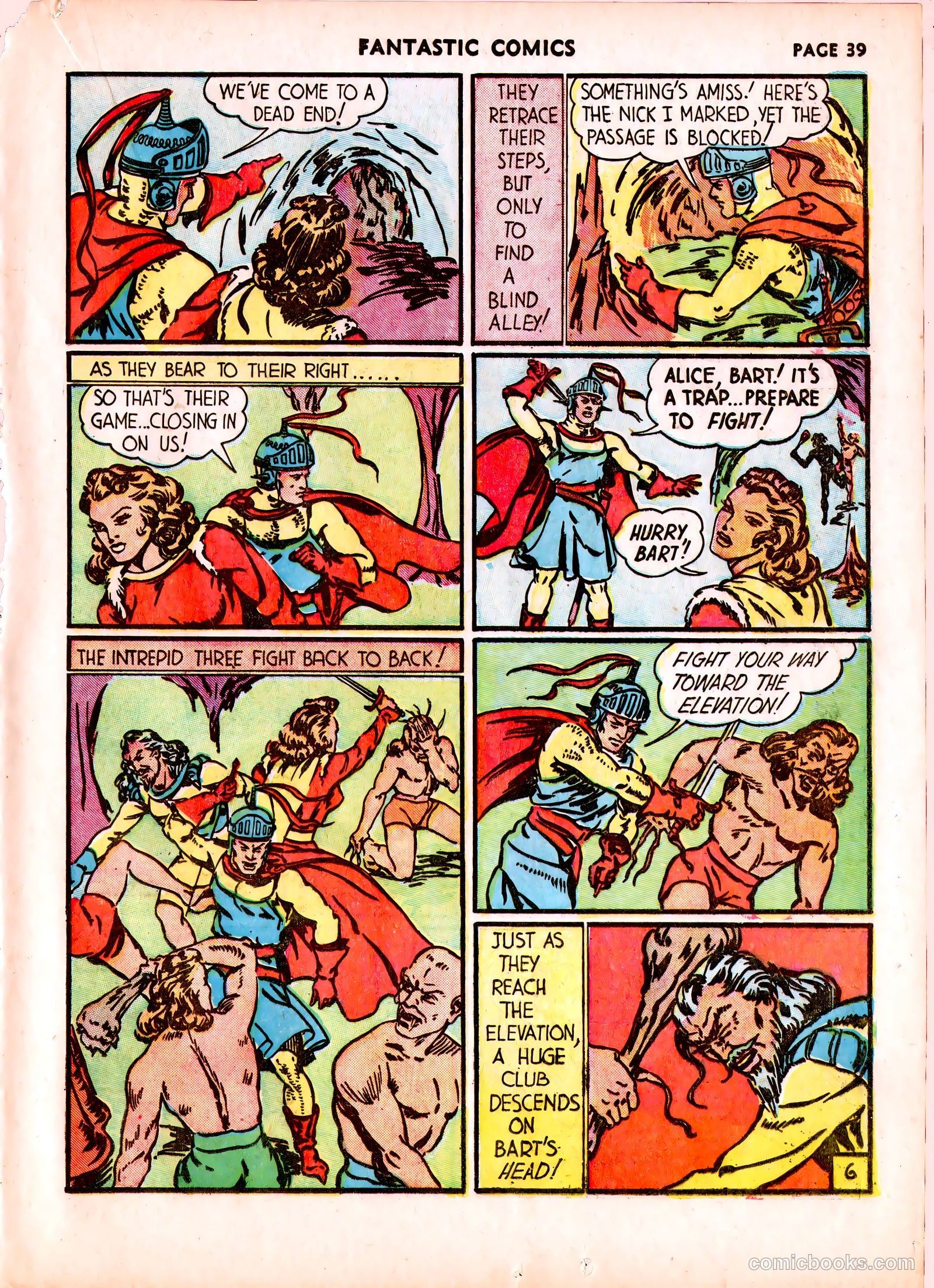 Fantastic Comics #15 (1941) — page 40 of 68