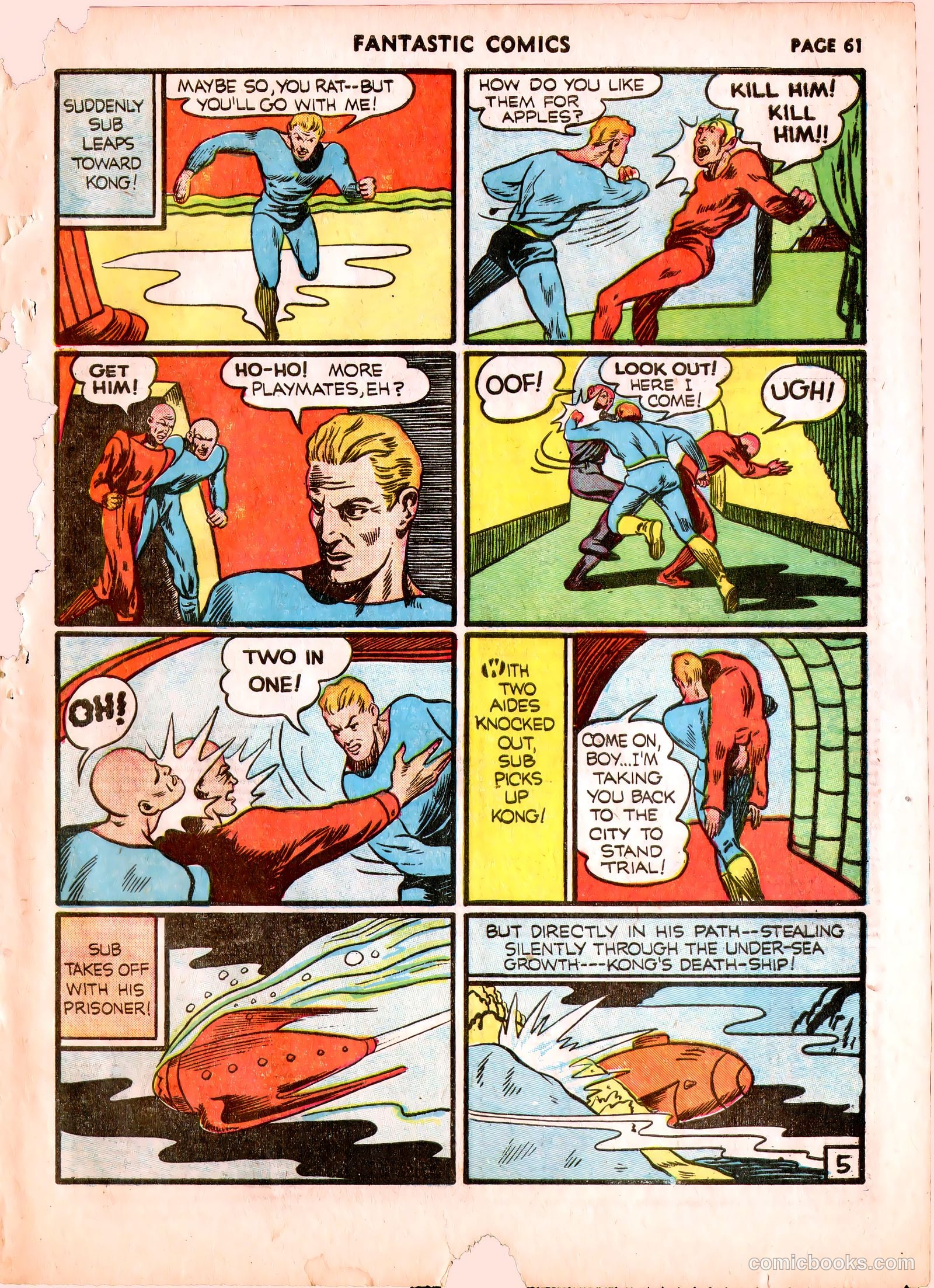 Fantastic Comics #15 (1941) — page 62 of 68