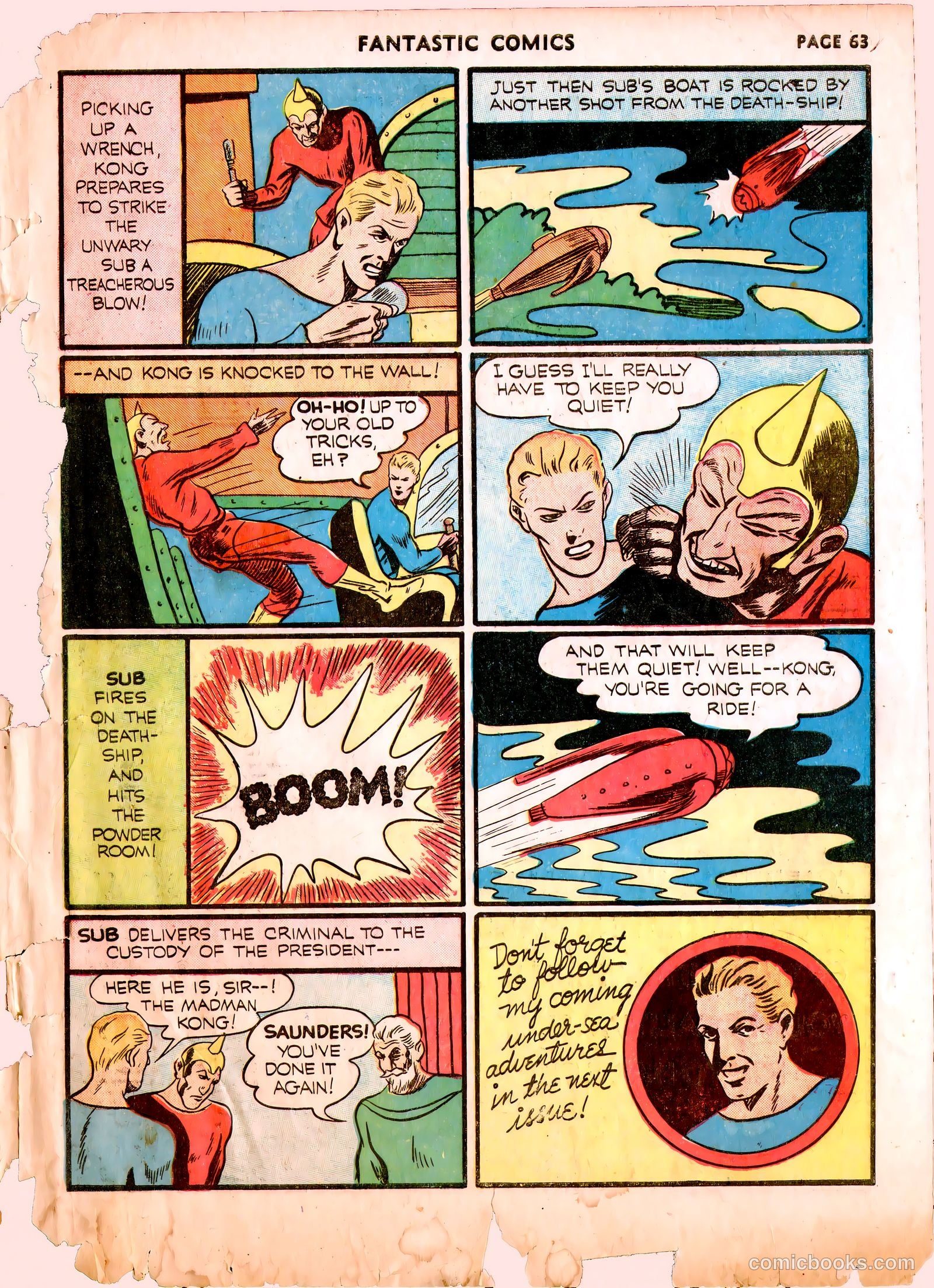 Fantastic Comics #15 (1941) — page 64 of 68