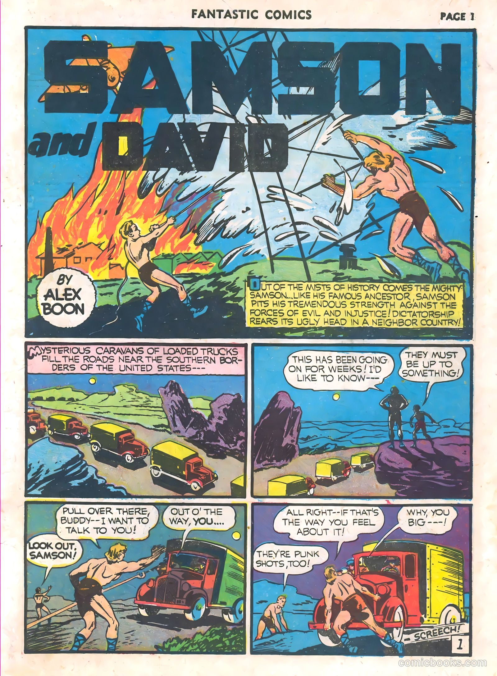 Fantastic Comics #16 (1941) — page 3 of 68