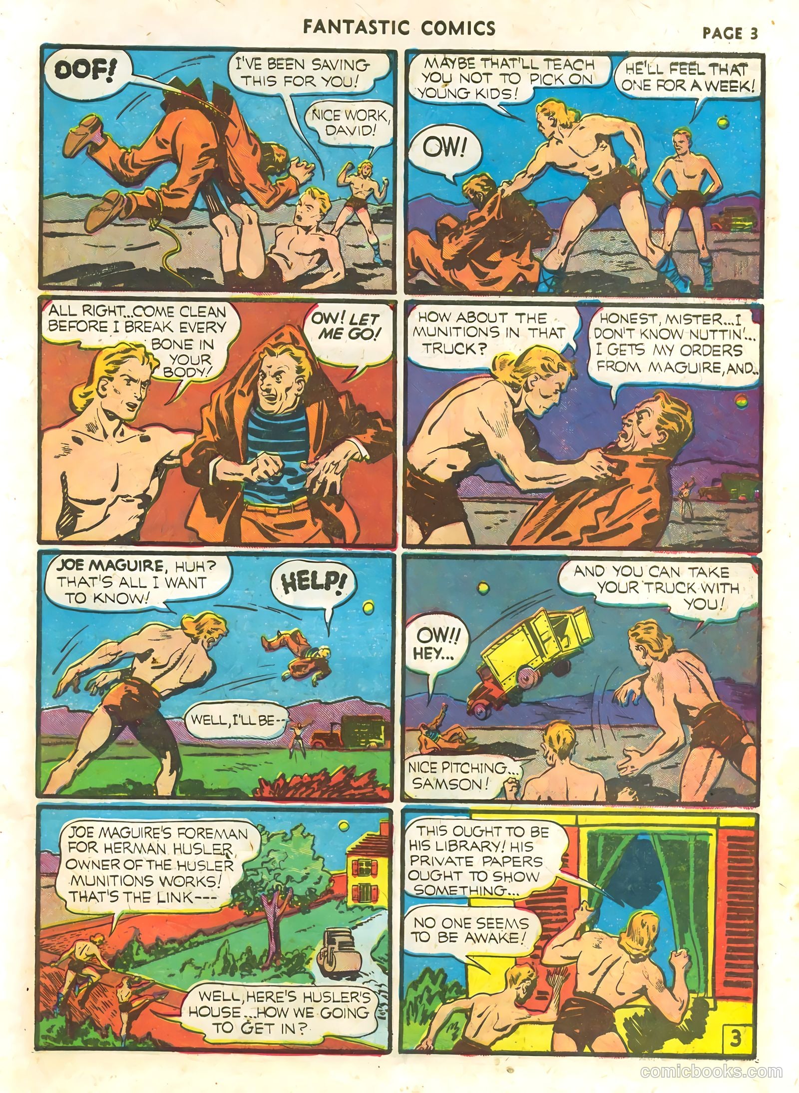 Fantastic Comics #16 (1941) — page 5 of 68