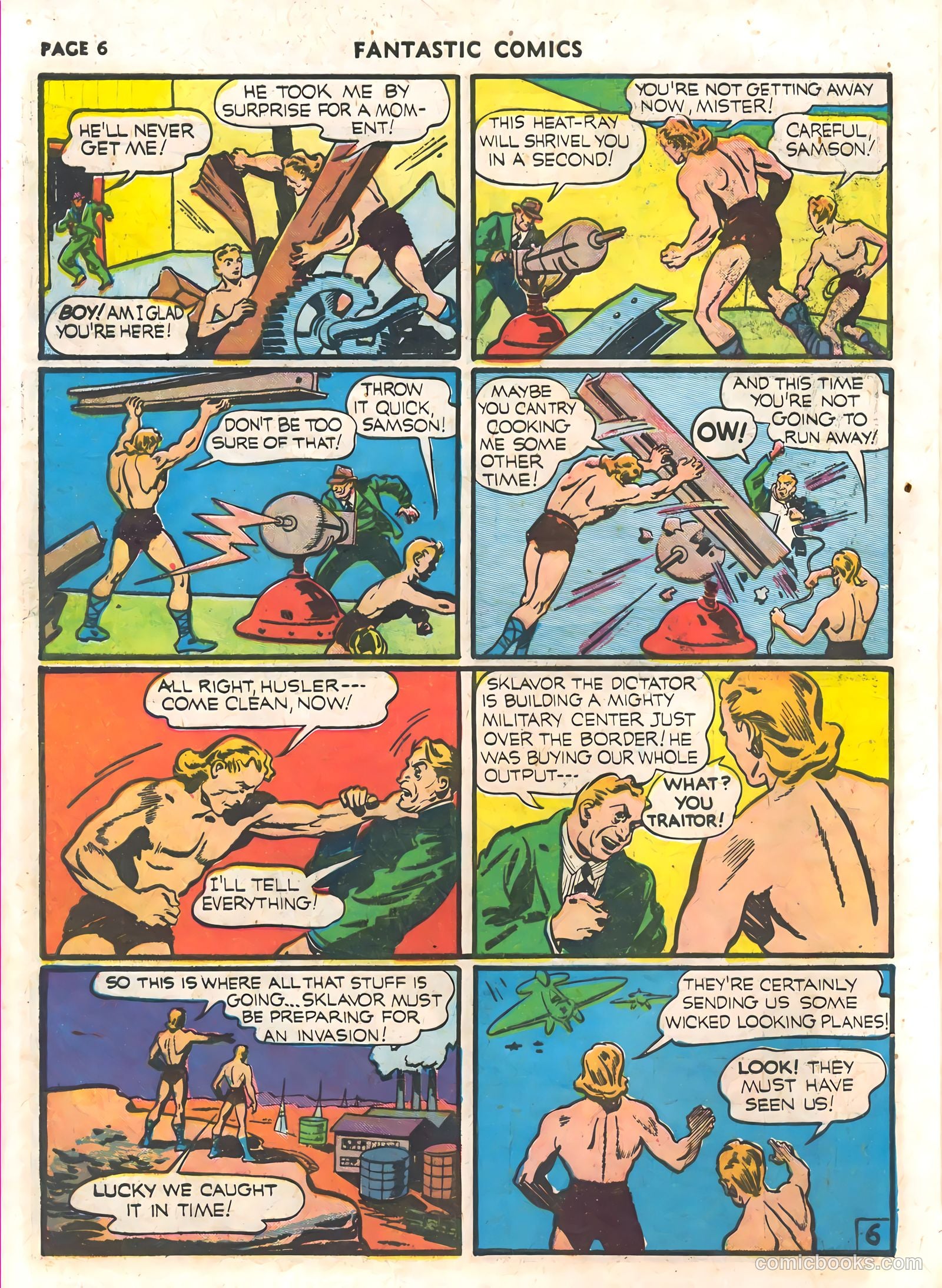 Fantastic Comics #16 (1941) — page 8 of 68