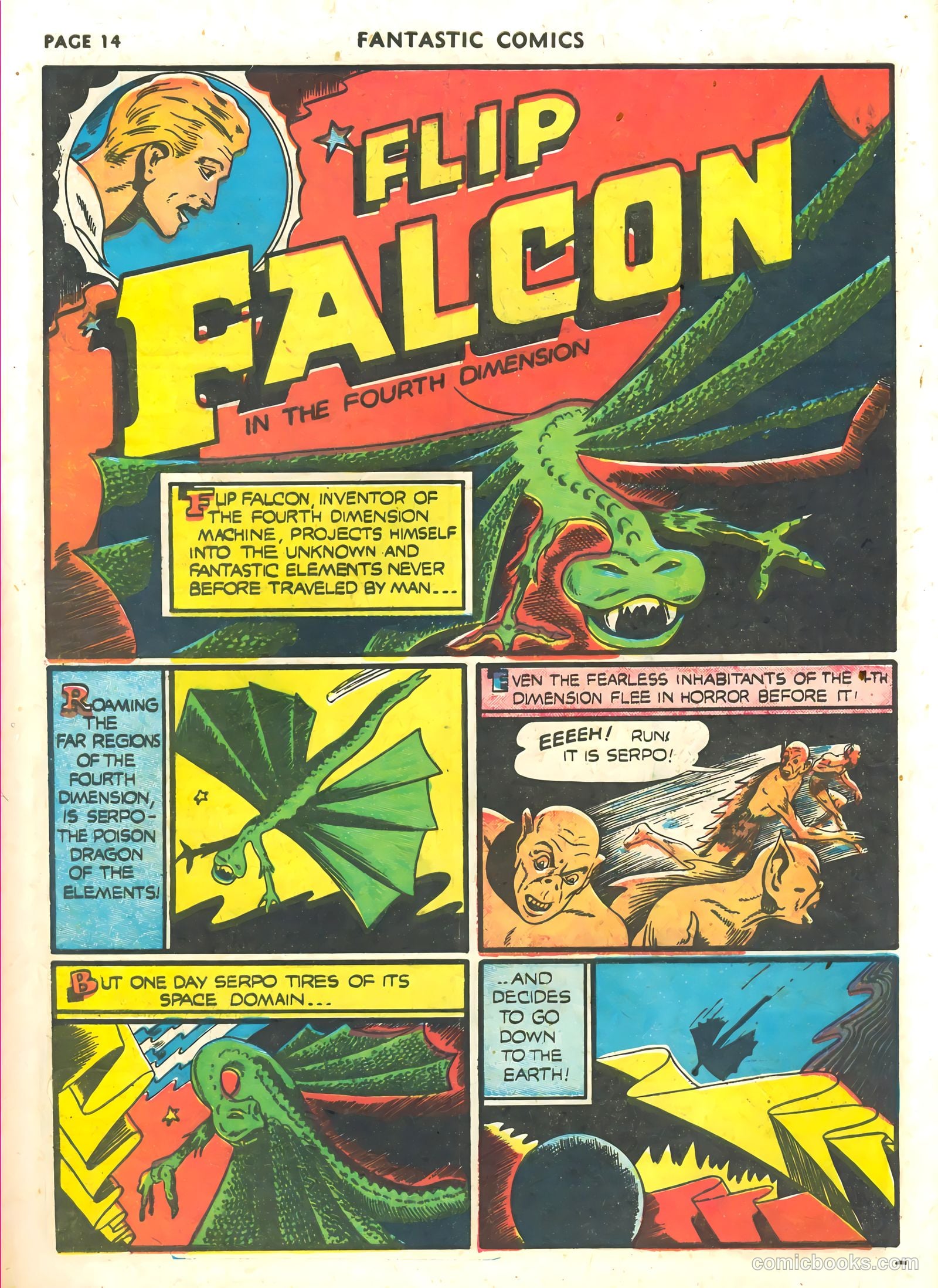 Fantastic Comics #16 (1941) — page 16 of 68