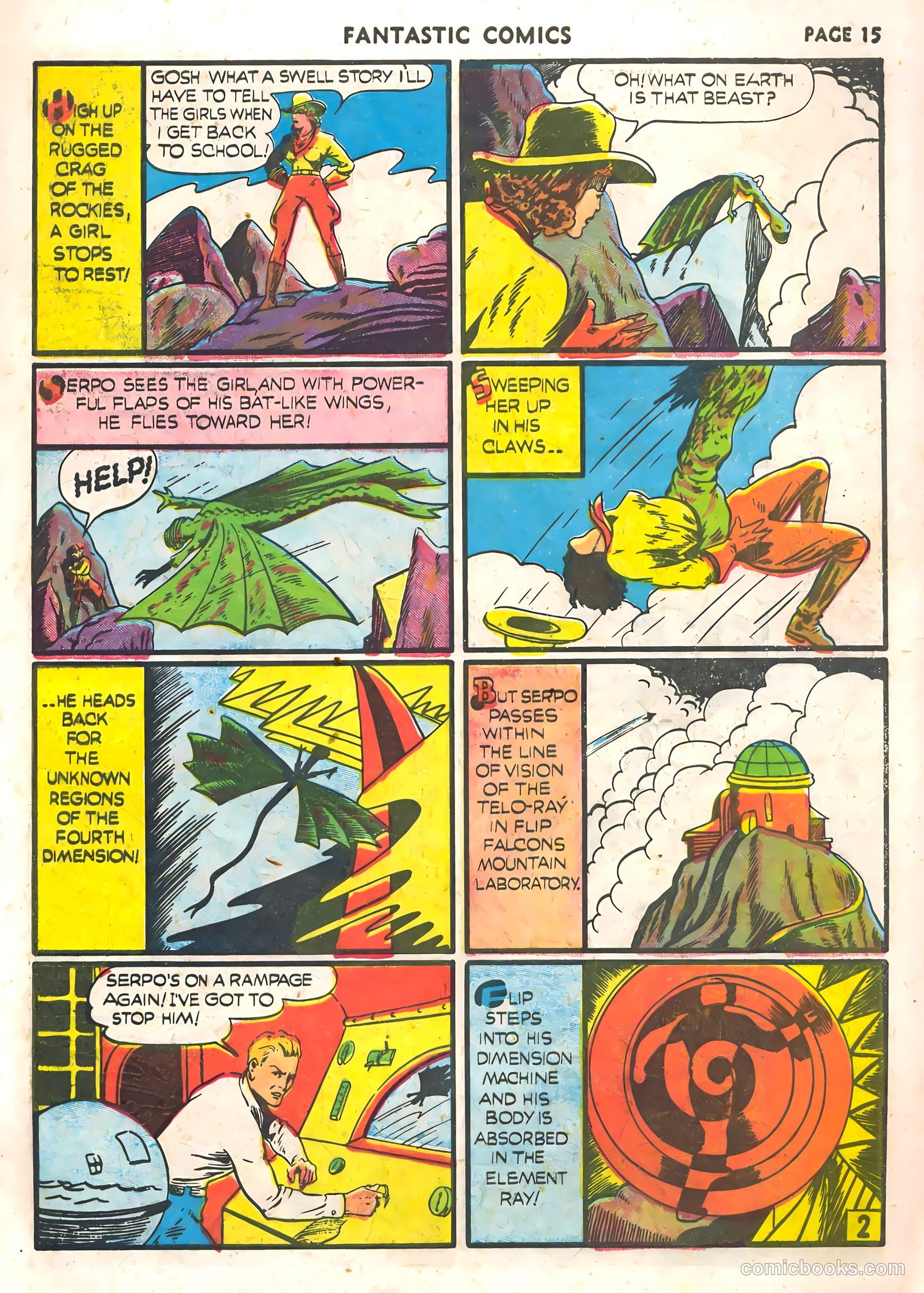 Fantastic Comics #16 (1941) — page 17 of 68