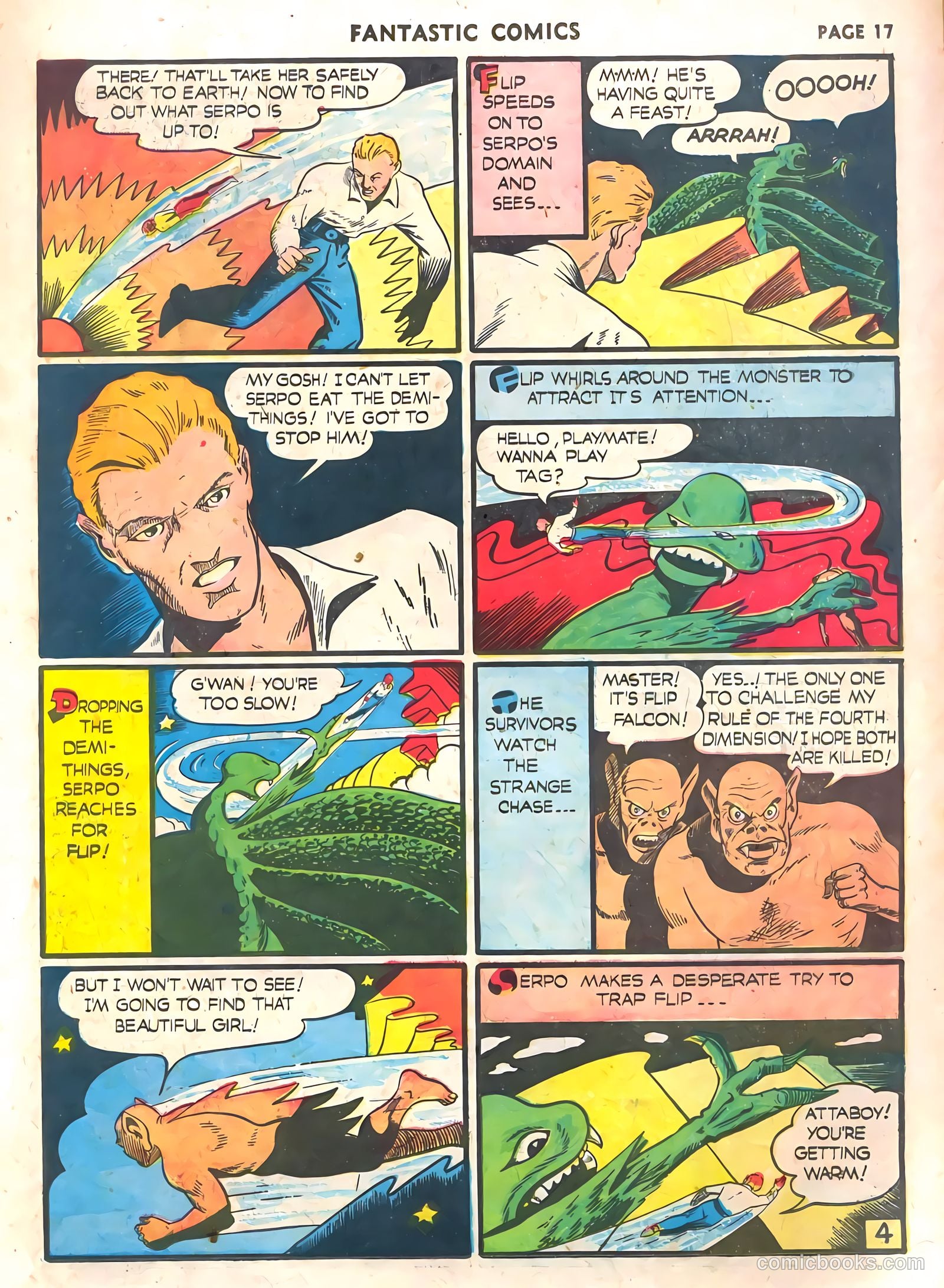 Fantastic Comics #16 (1941) — page 19 of 68