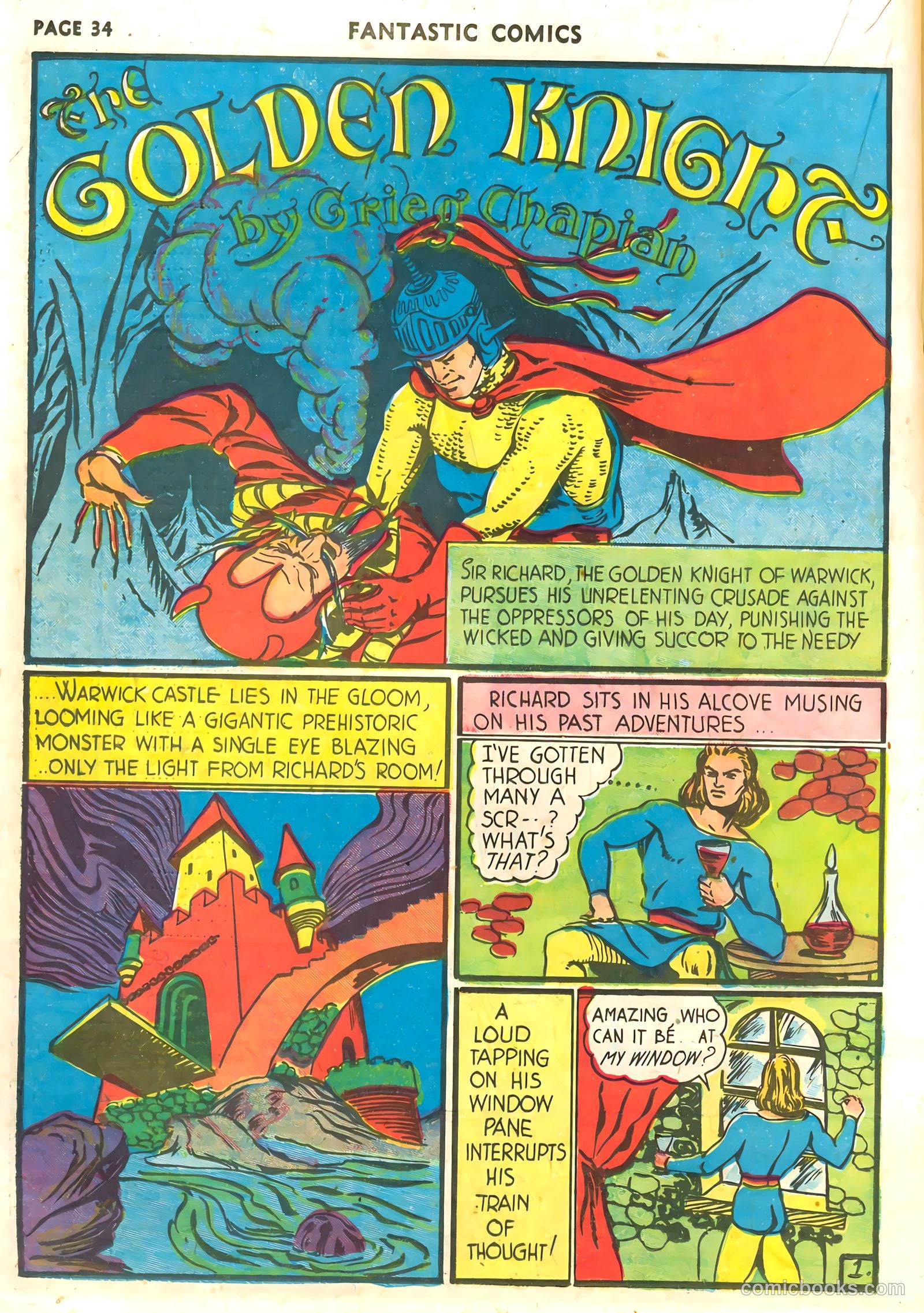Fantastic Comics #16 (1941) — page 36 of 68
