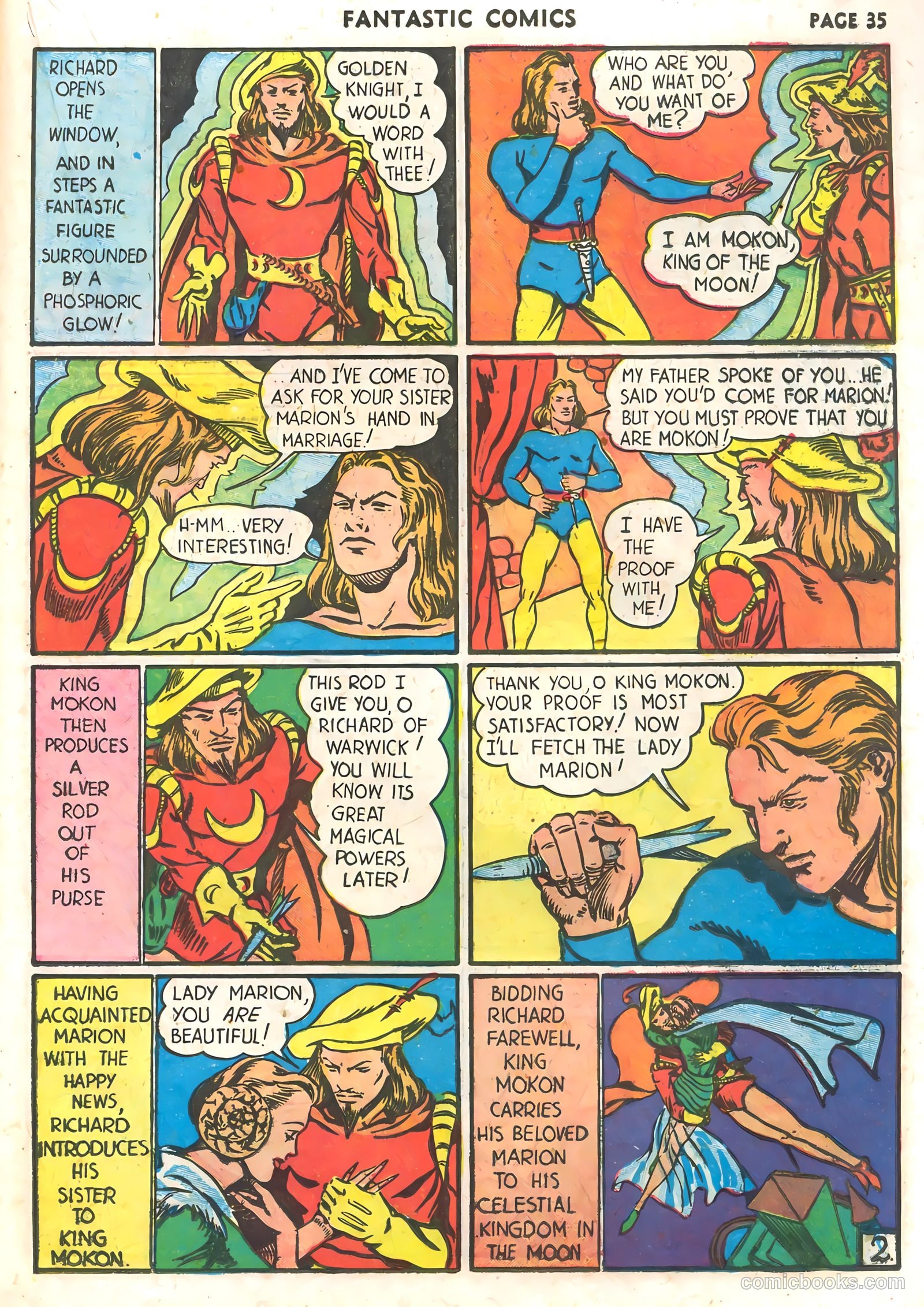 Fantastic Comics #16 (1941) — page 37 of 68