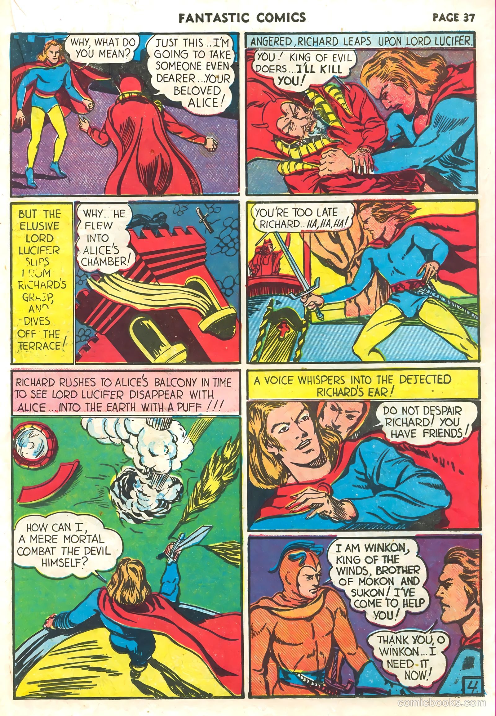Fantastic Comics #16 (1941) — page 39 of 68