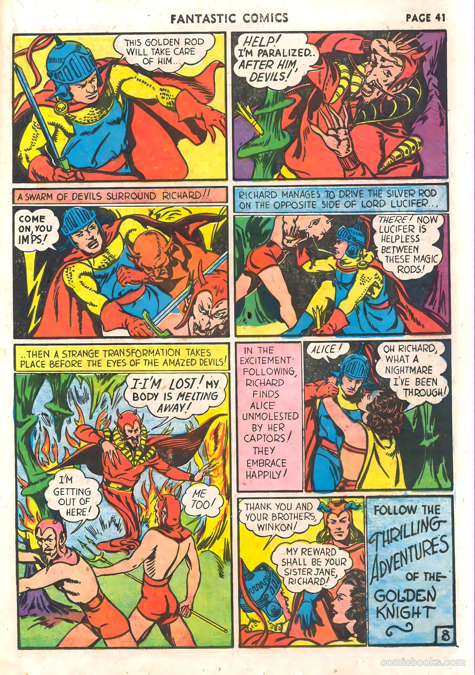 Fantastic Comics #16 (1941) — page 43 of 68