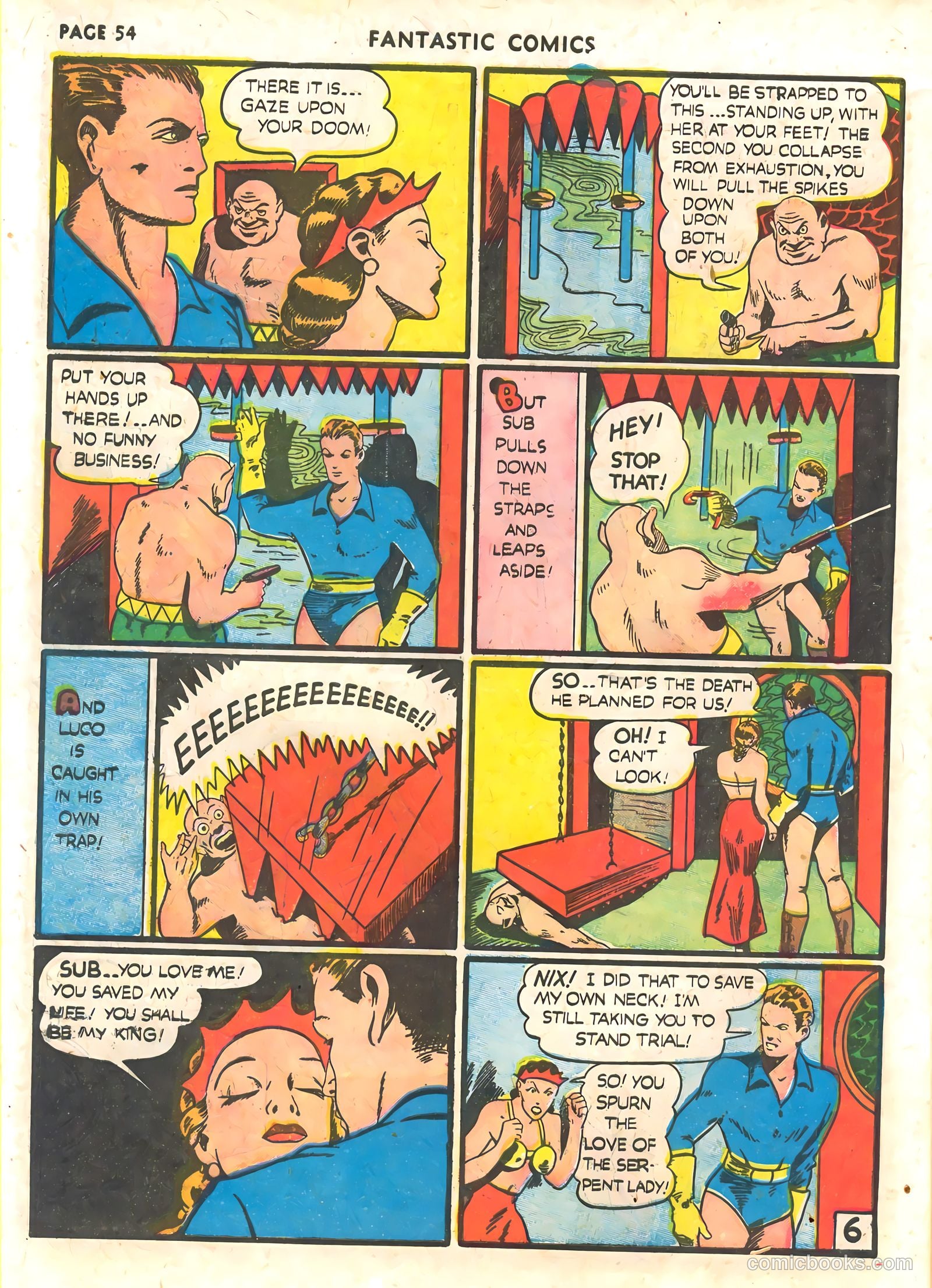 Fantastic Comics #16 (1941) — page 56 of 68