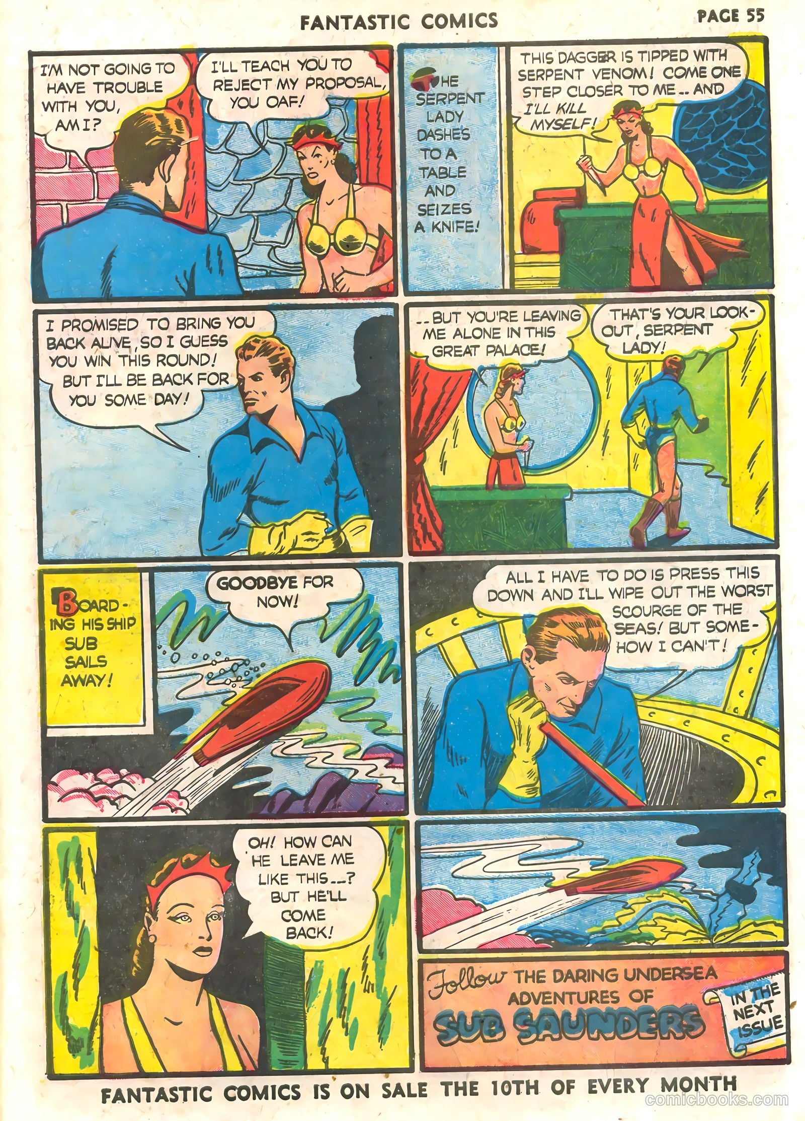 Fantastic Comics #16 (1941) — page 57 of 68