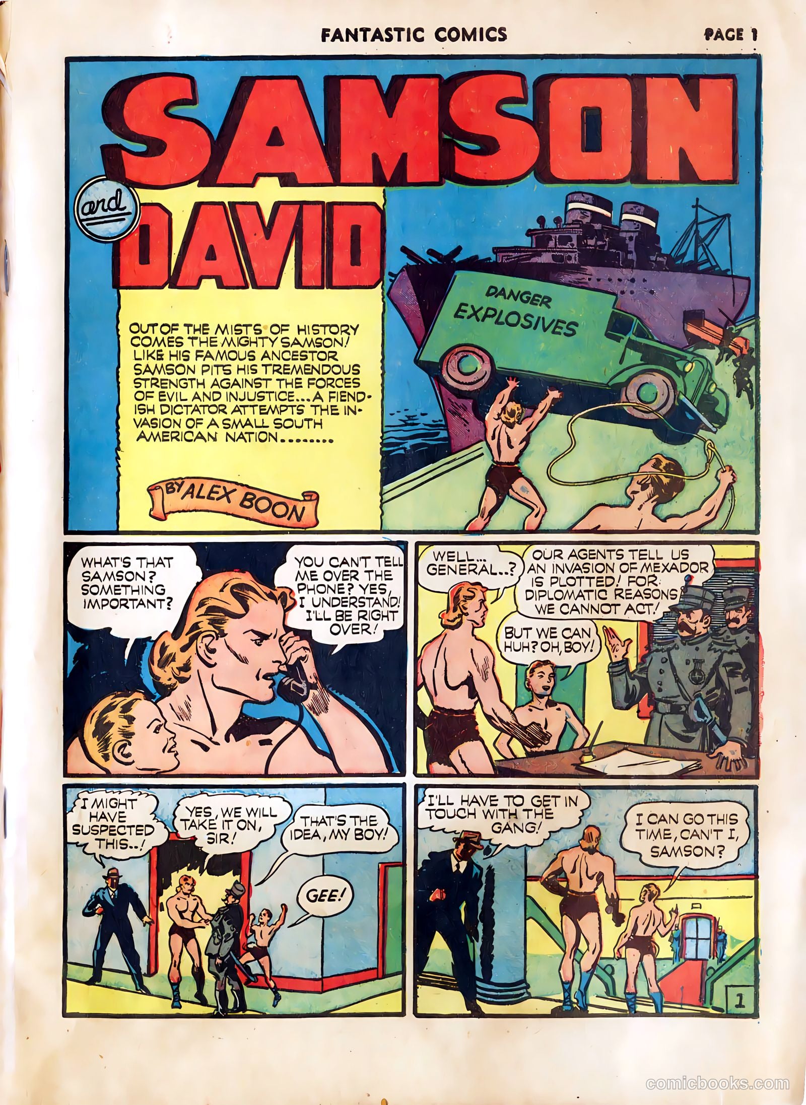 Fantastic Comics #17 (1941) — page 3 of 67