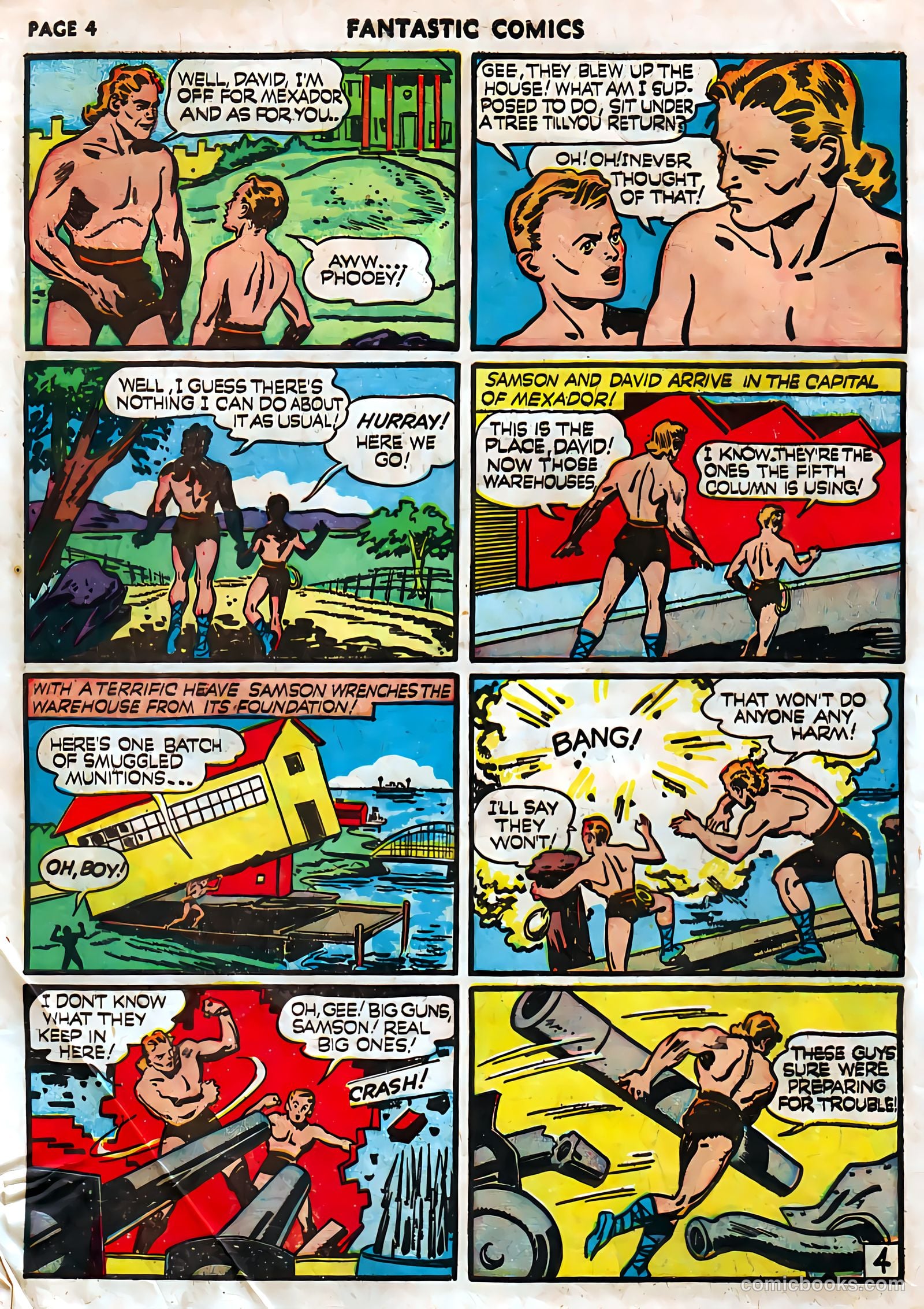 Fantastic Comics #17 (1941) — page 6 of 67