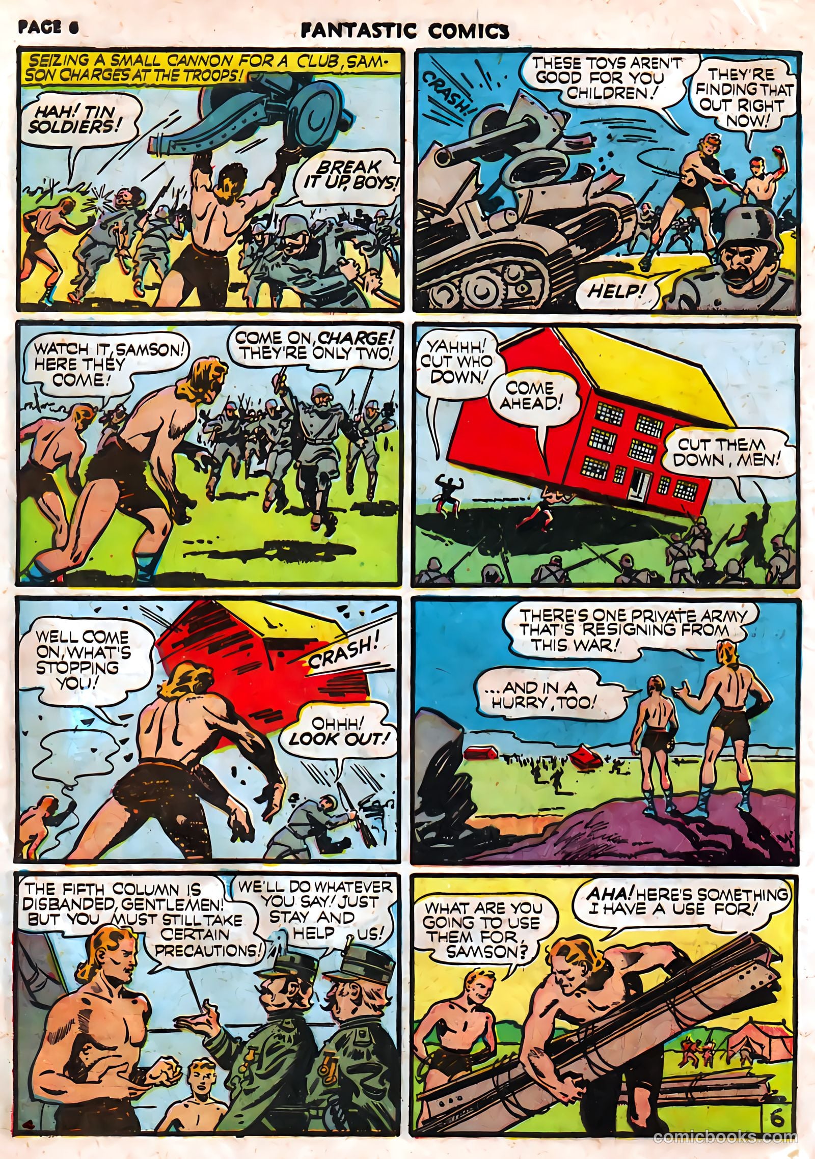 Fantastic Comics #17 (1941) — page 8 of 67