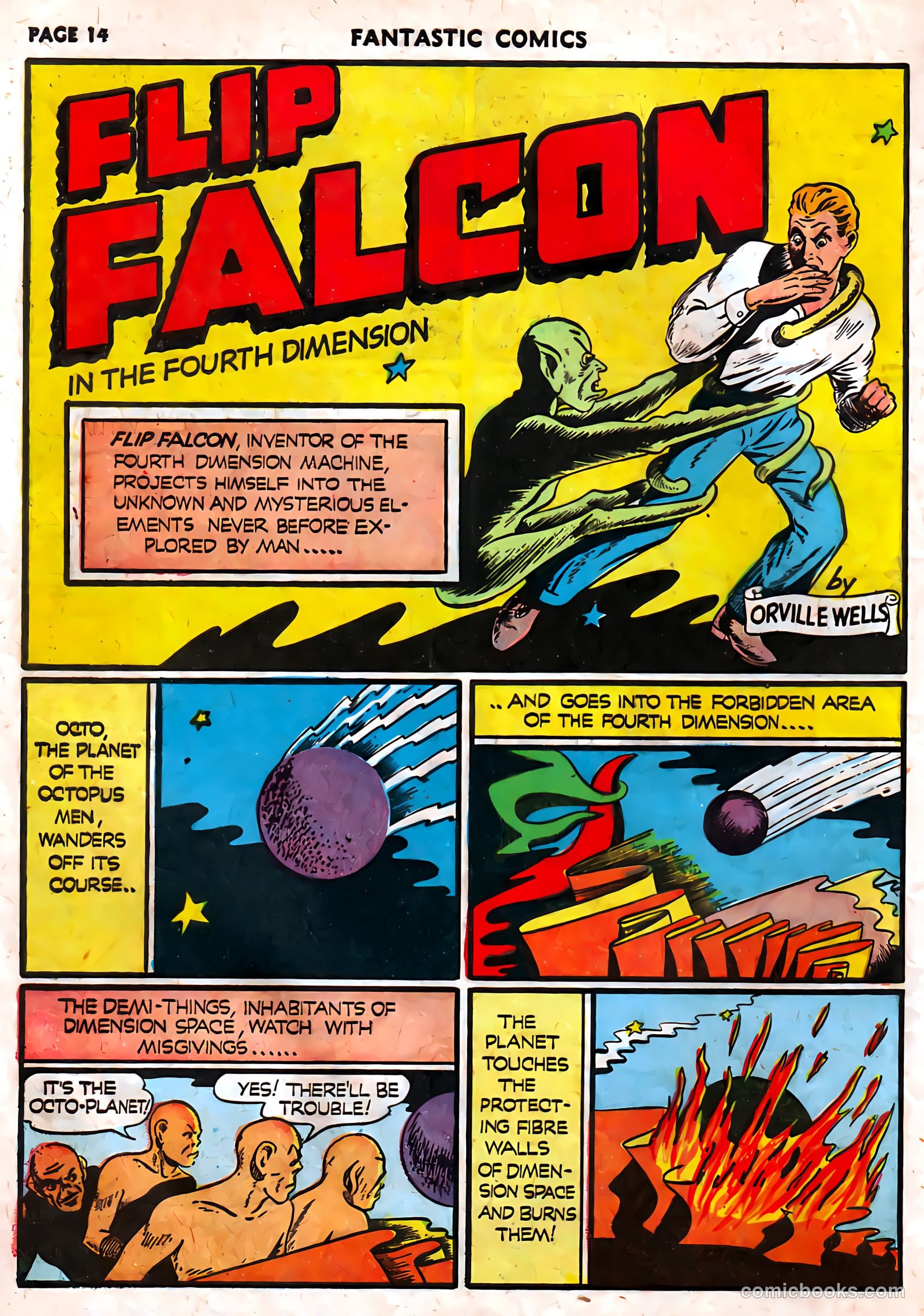 Fantastic Comics #17 (1941) — page 16 of 67