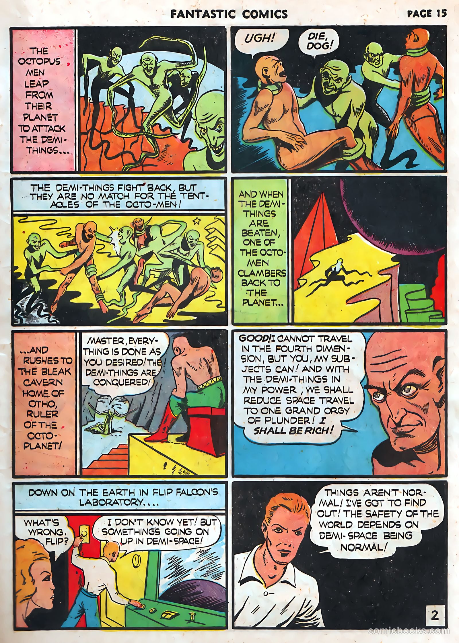 Fantastic Comics #17 (1941) — page 17 of 67