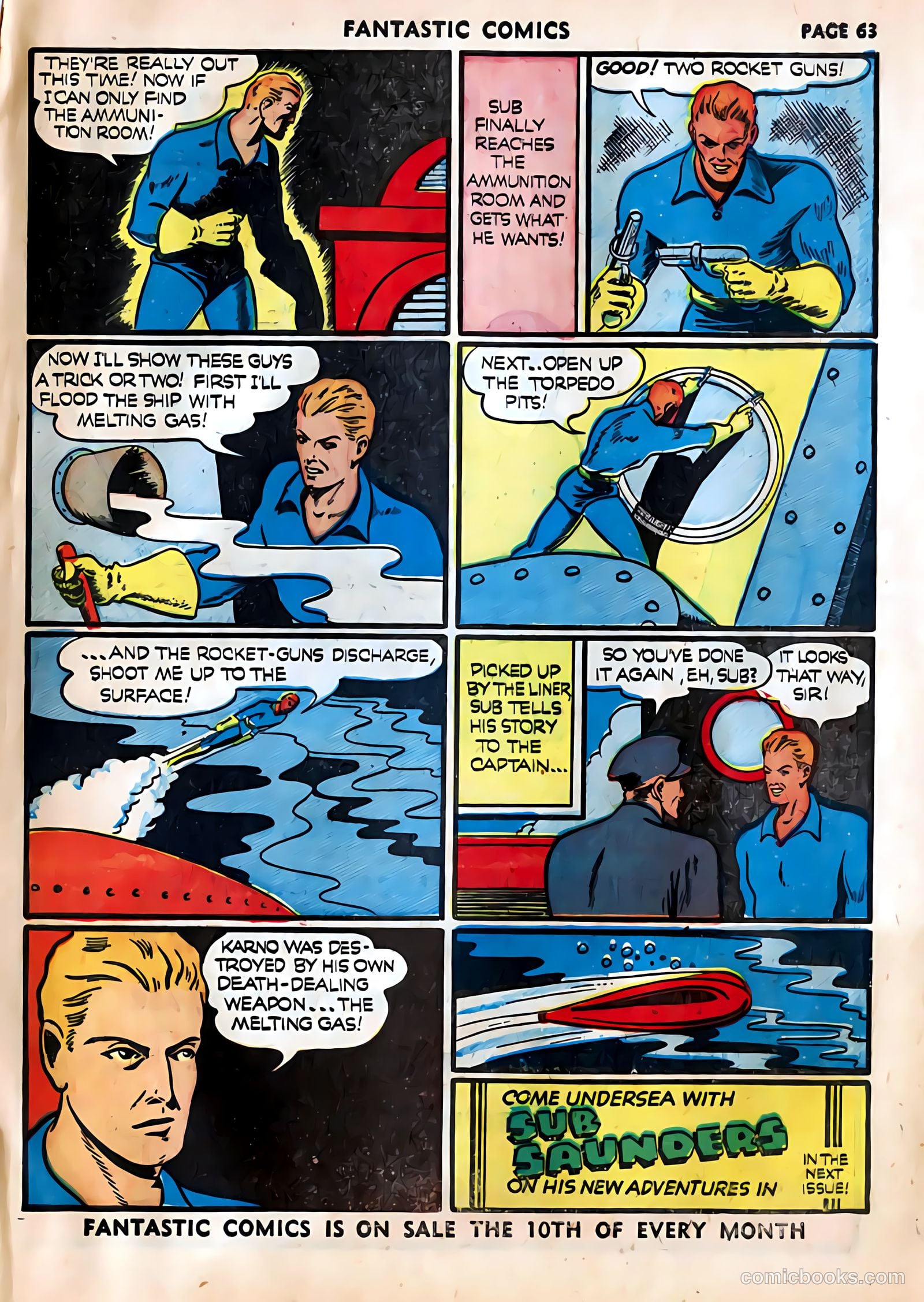 Fantastic Comics #17 (1941) — page 64 of 67