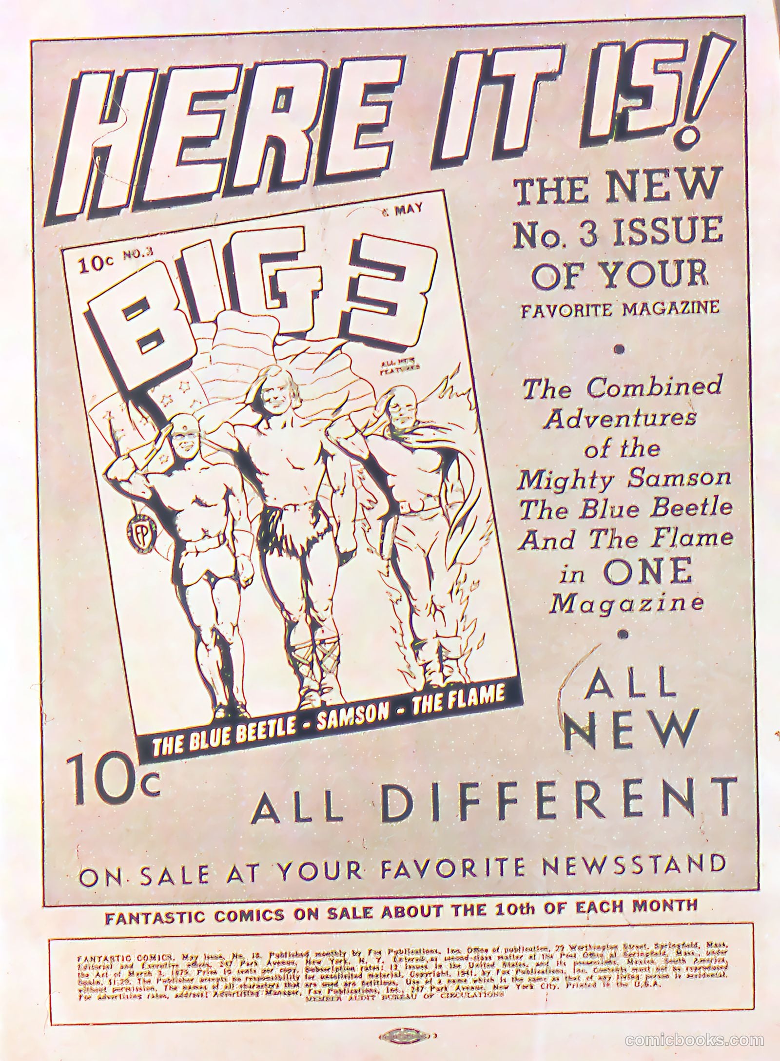Fantastic Comics #18 (1941) — page 2 of 69