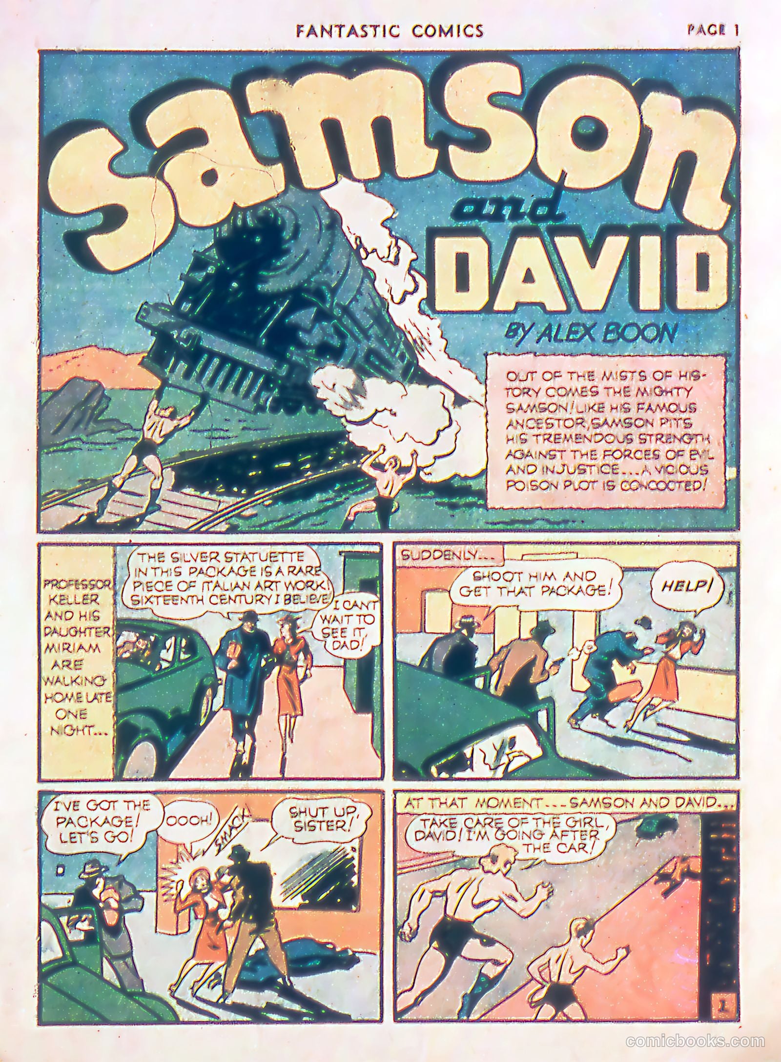 Fantastic Comics #18 (1941) — page 3 of 69