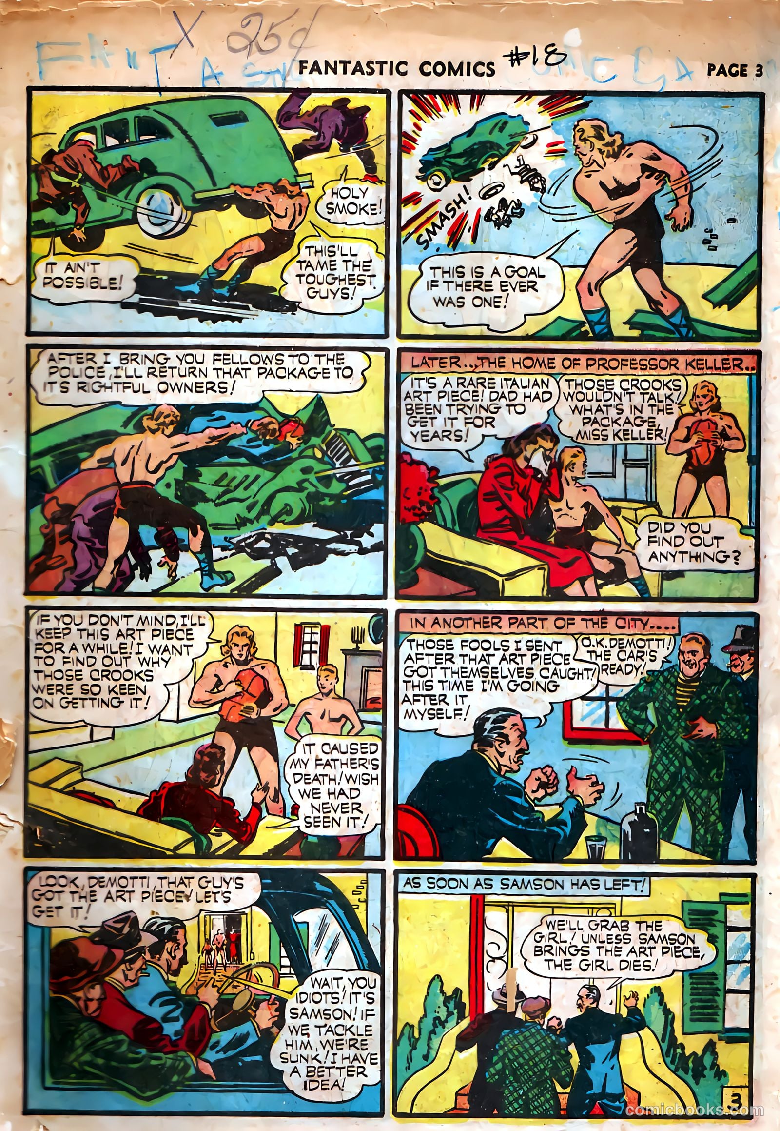 Fantastic Comics #18 (1941) — page 5 of 69