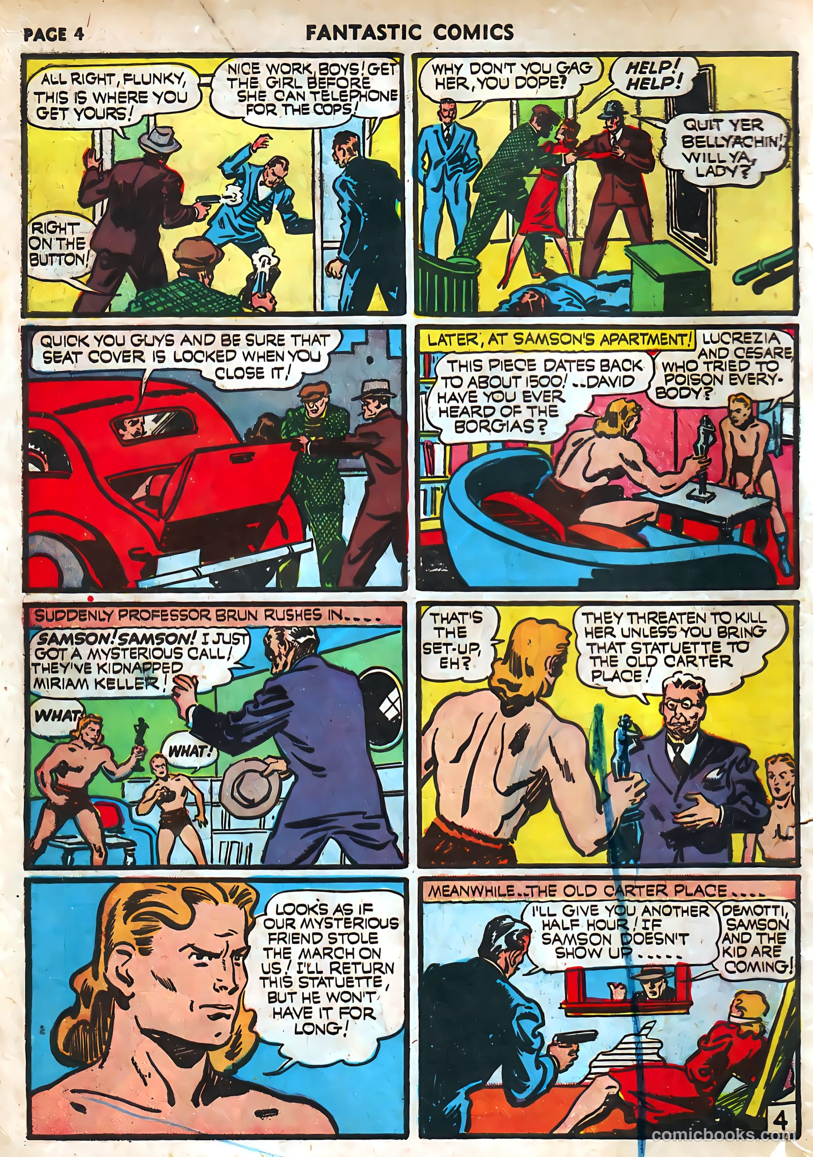 Fantastic Comics #18 (1941) — page 6 of 69