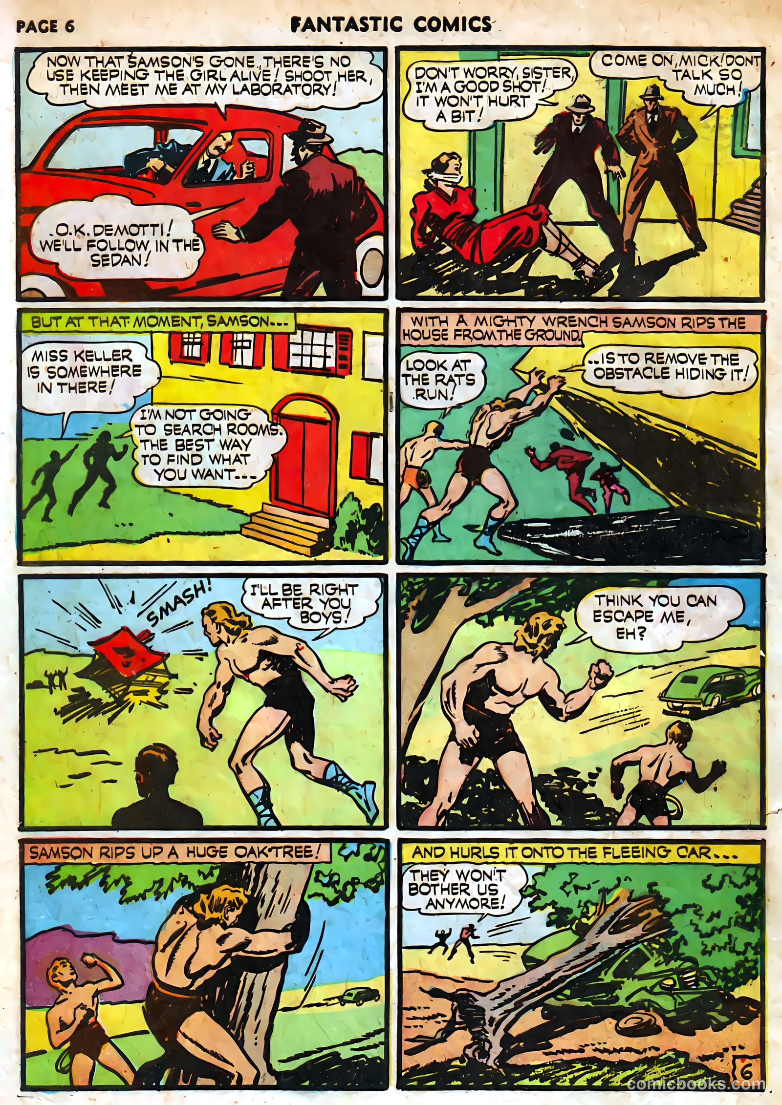 Fantastic Comics #18 (1941) — page 8 of 69