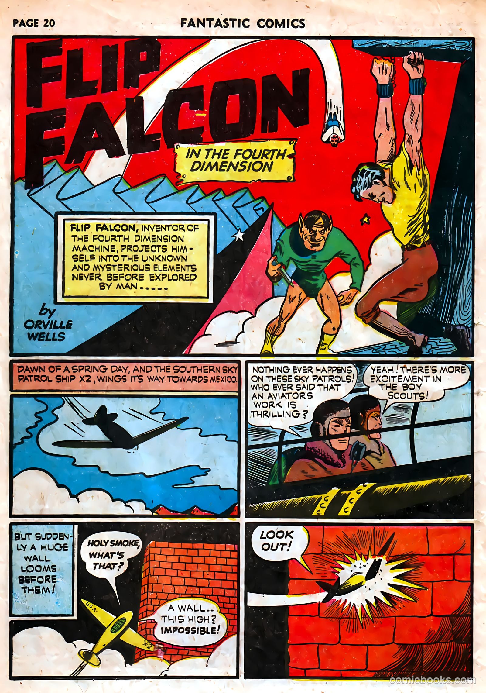 Fantastic Comics #18 (1941) — page 22 of 69