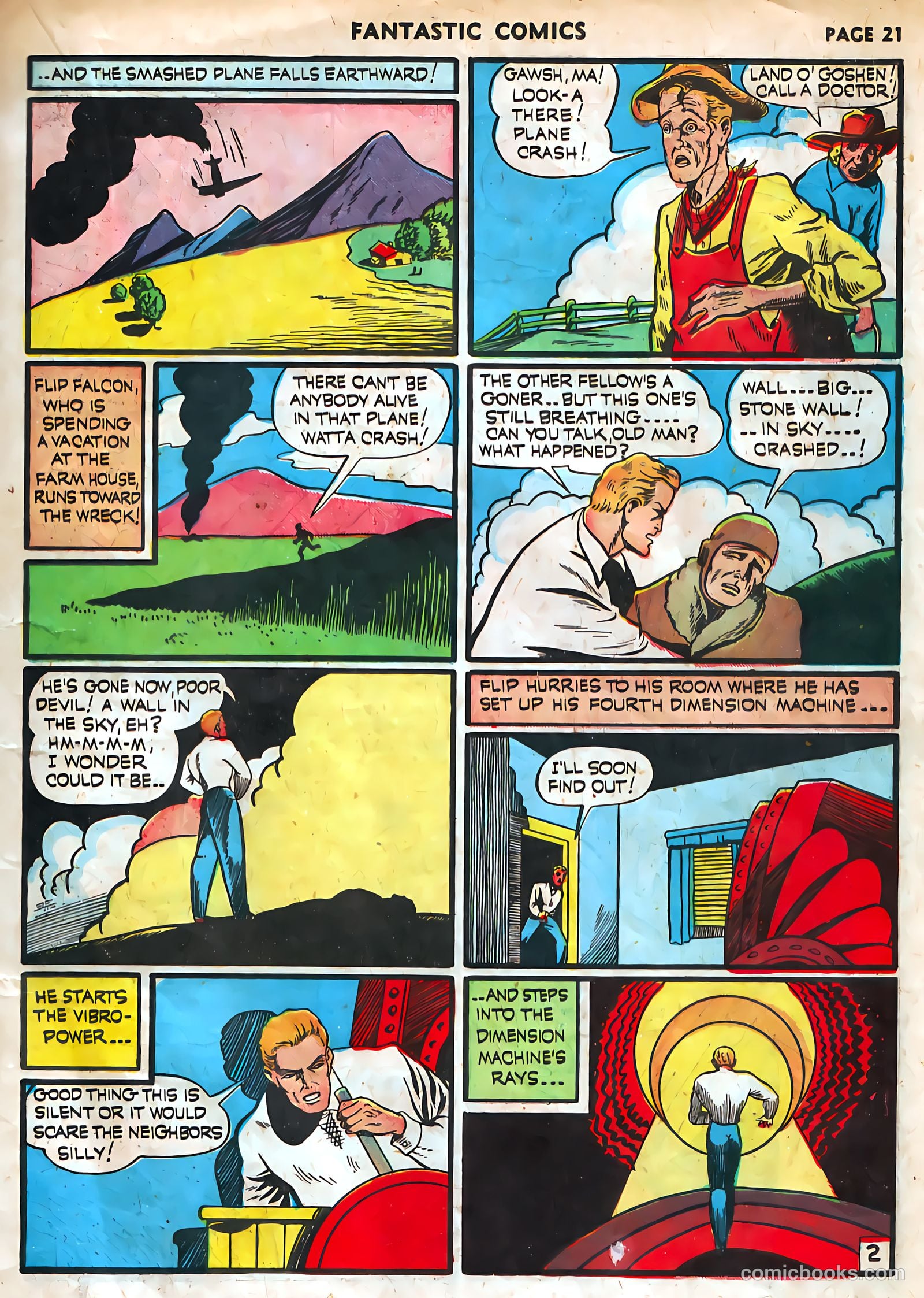 Fantastic Comics #18 (1941) — page 23 of 69