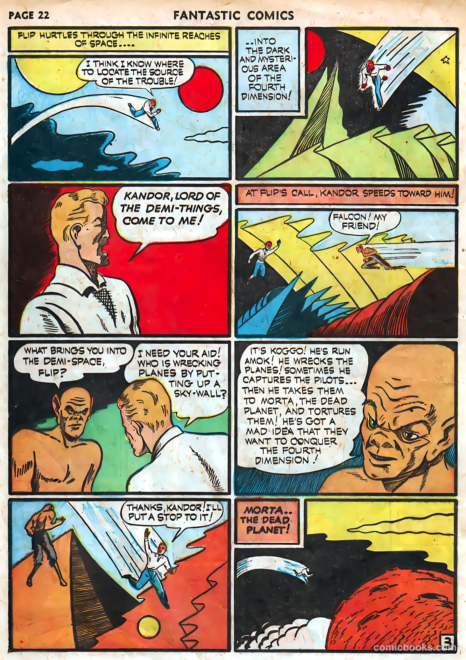 Fantastic Comics #18 (1941) — page 24 of 69