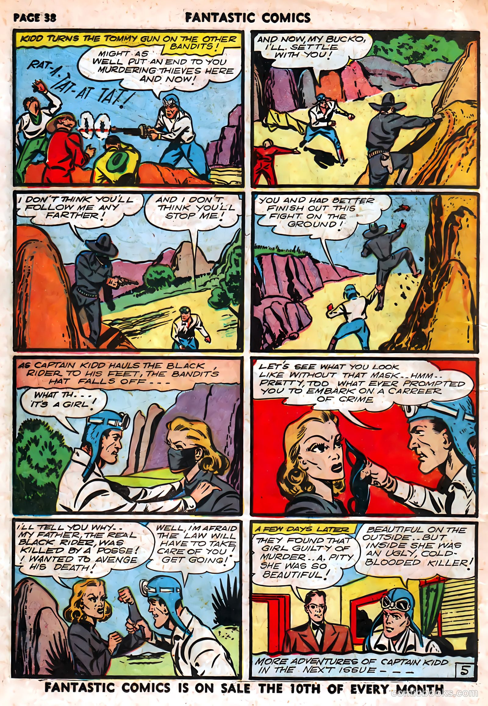 Fantastic Comics #18 (1941) — page 40 of 69