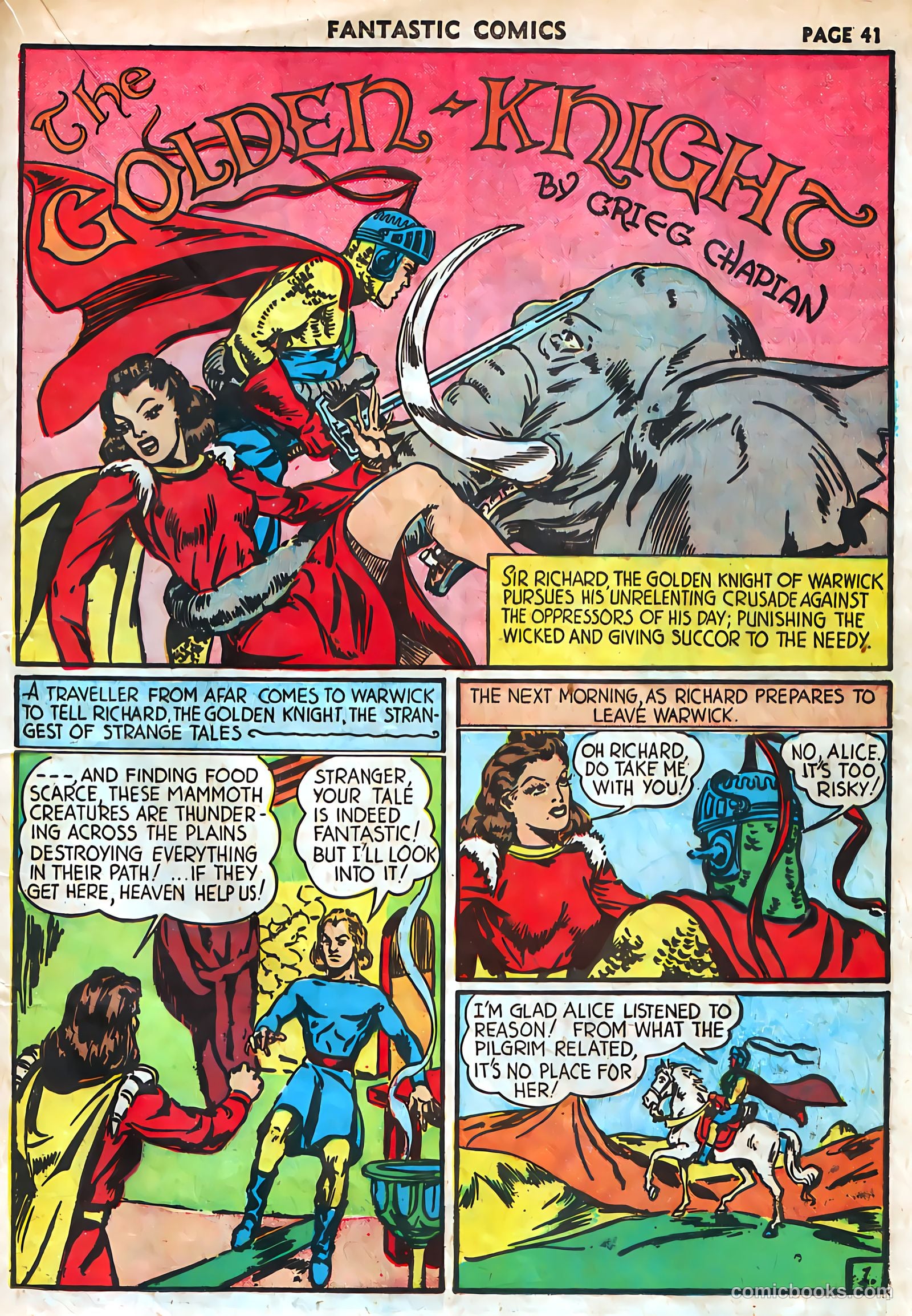 Fantastic Comics #18 (1941) — page 43 of 69