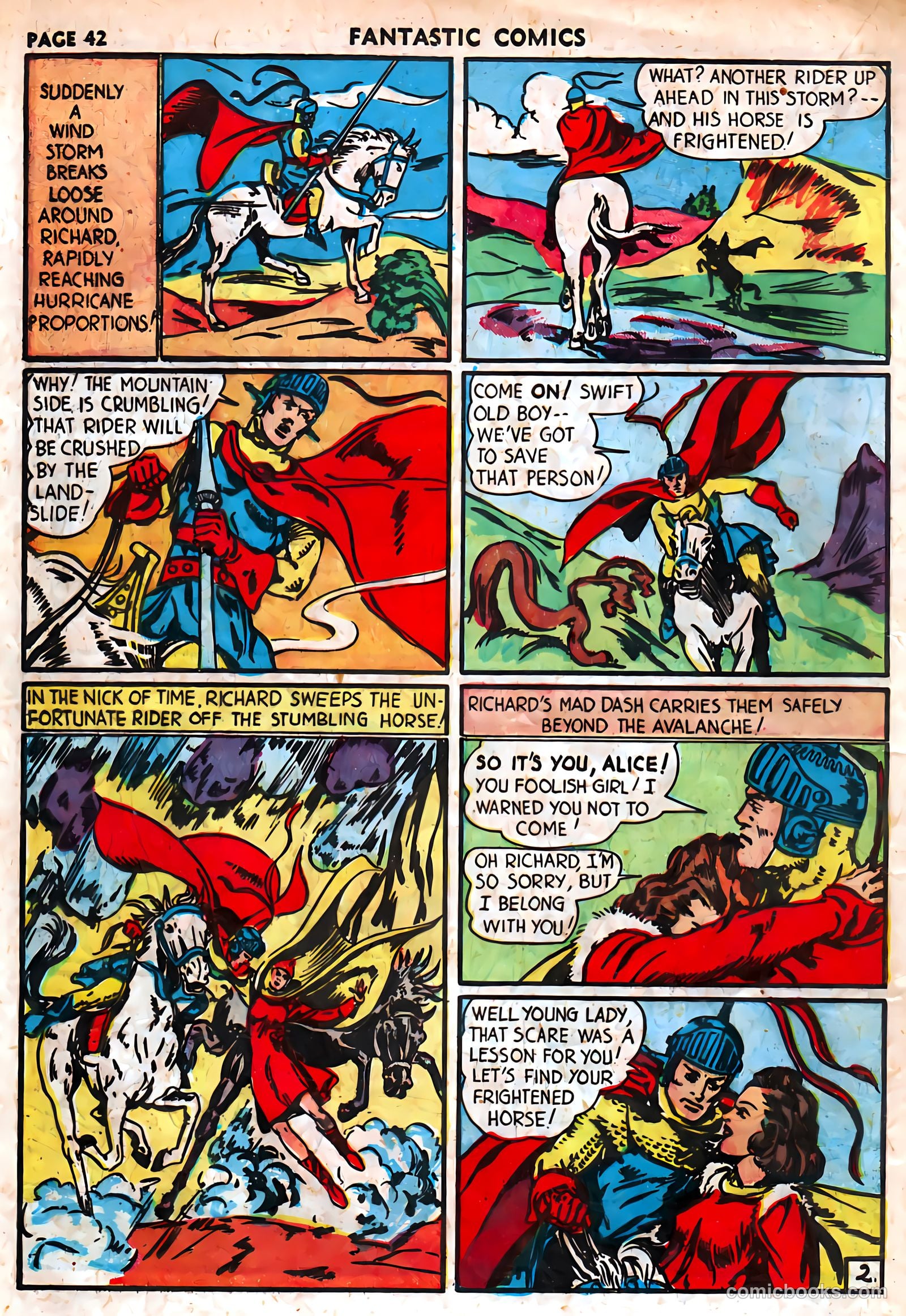 Fantastic Comics #18 (1941) — page 44 of 69