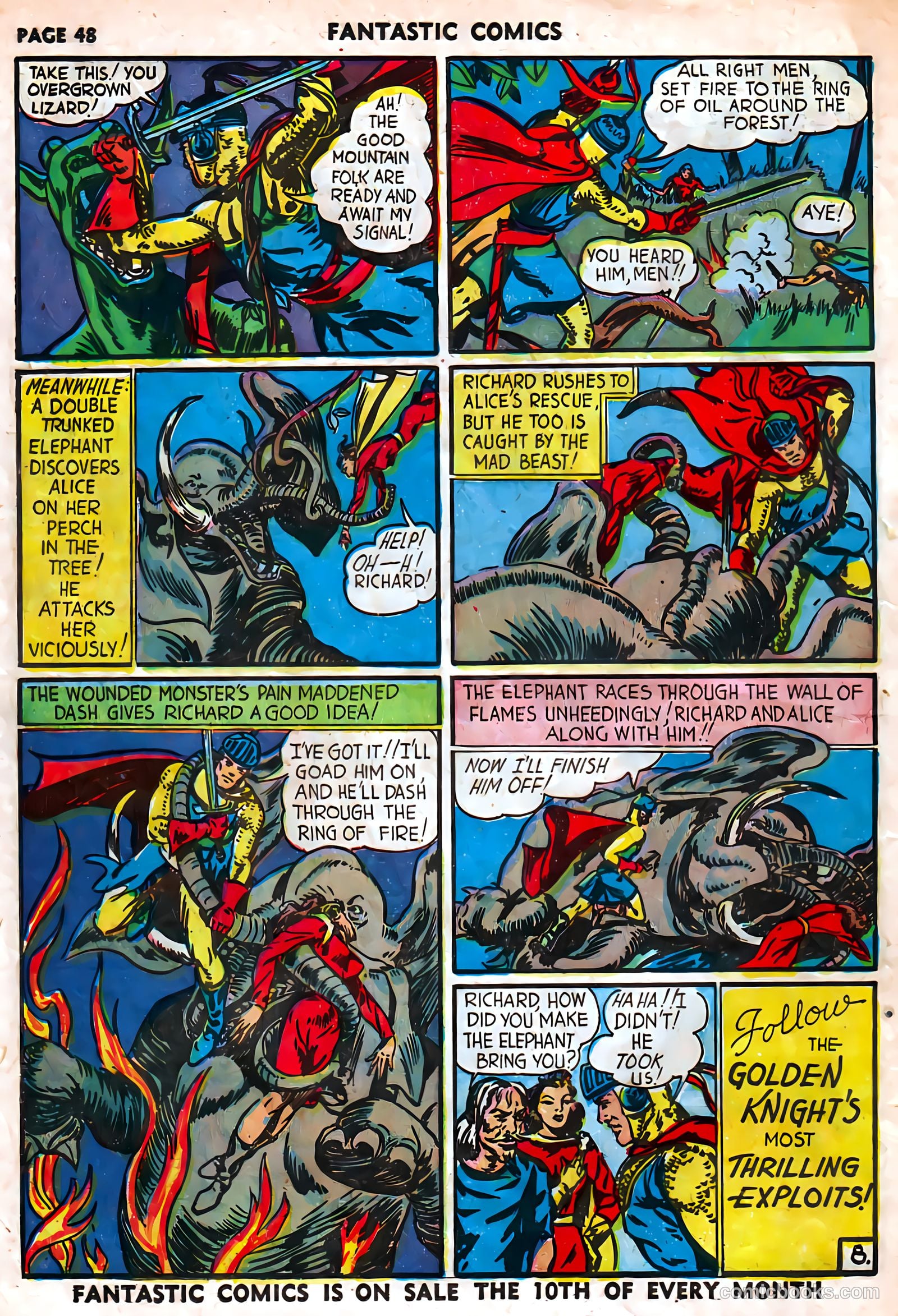 Fantastic Comics #18 (1941) — page 50 of 69