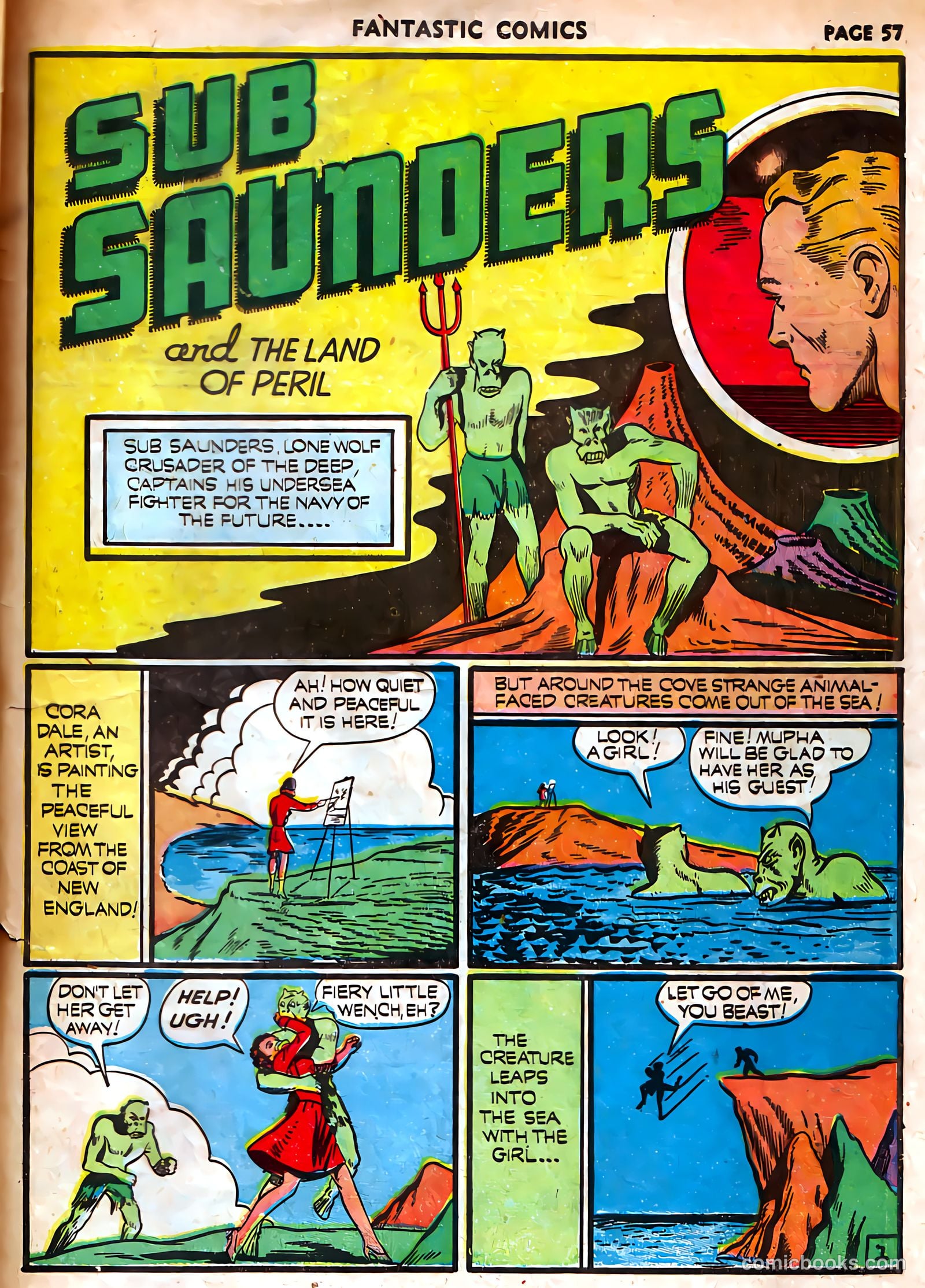 Fantastic Comics #18 (1941) — page 59 of 69