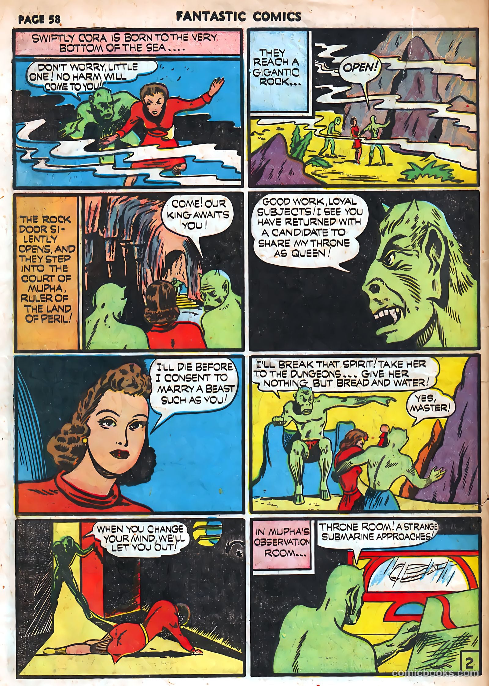 Fantastic Comics #18 (1941) — page 60 of 69