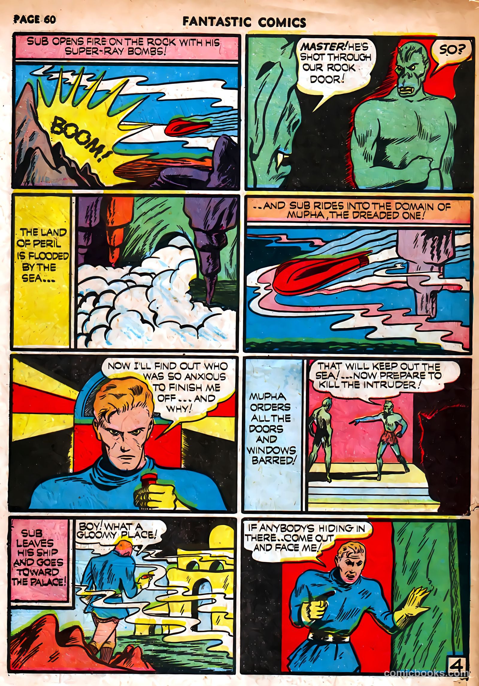 Fantastic Comics #18 (1941) — page 62 of 69