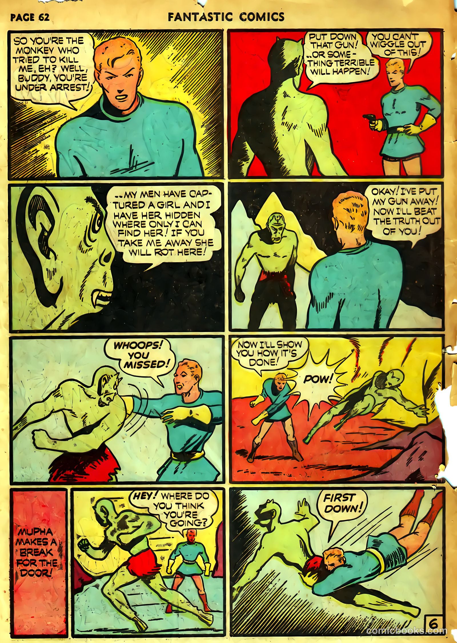 Fantastic Comics #18 (1941) — page 64 of 69