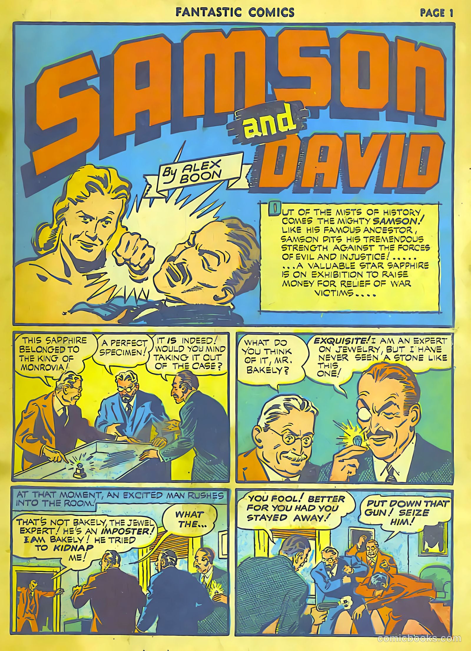 Fantastic Comics #19 (1941) — page 3 of 67
