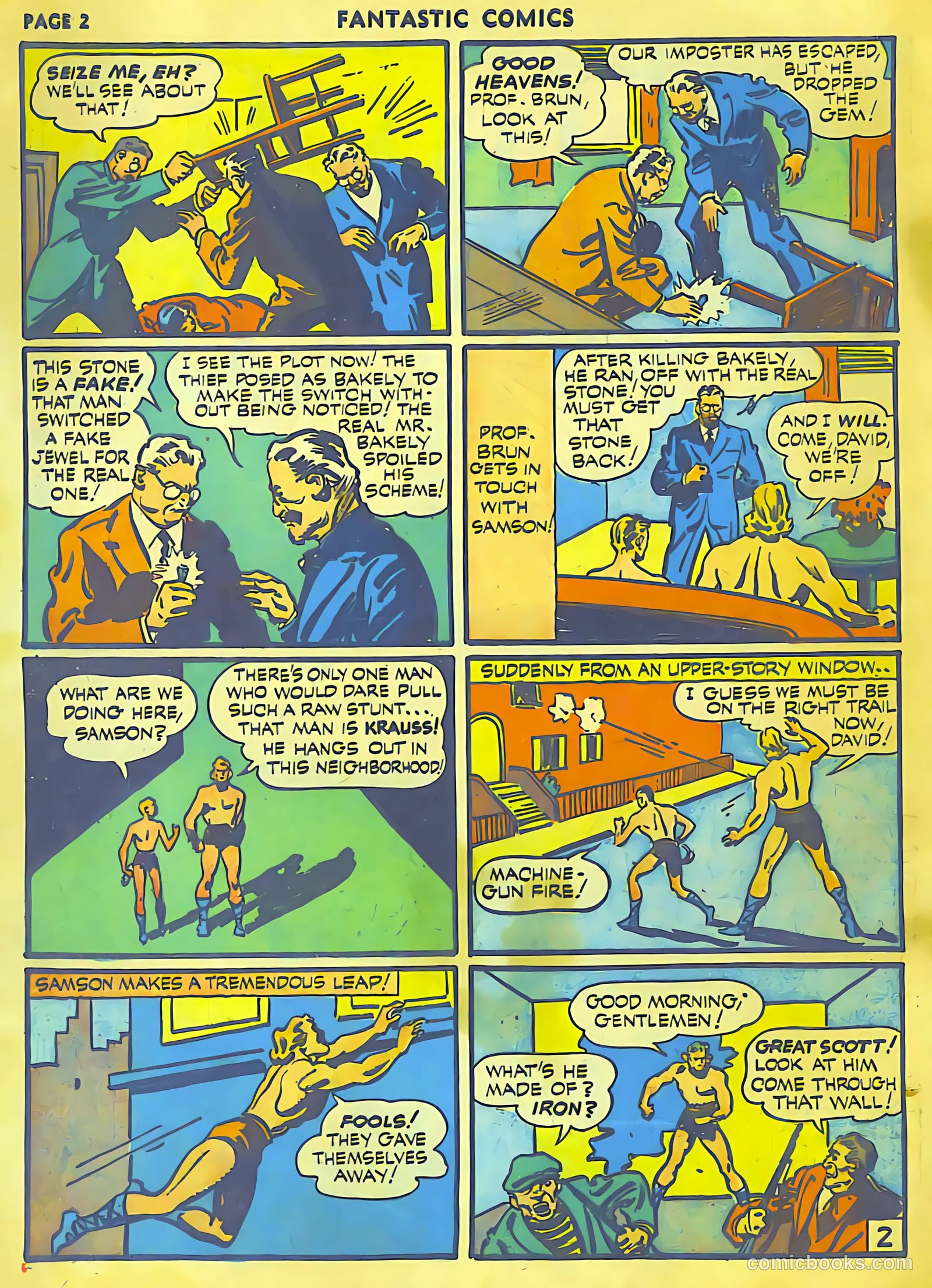 Fantastic Comics #19 (1941) — page 4 of 67