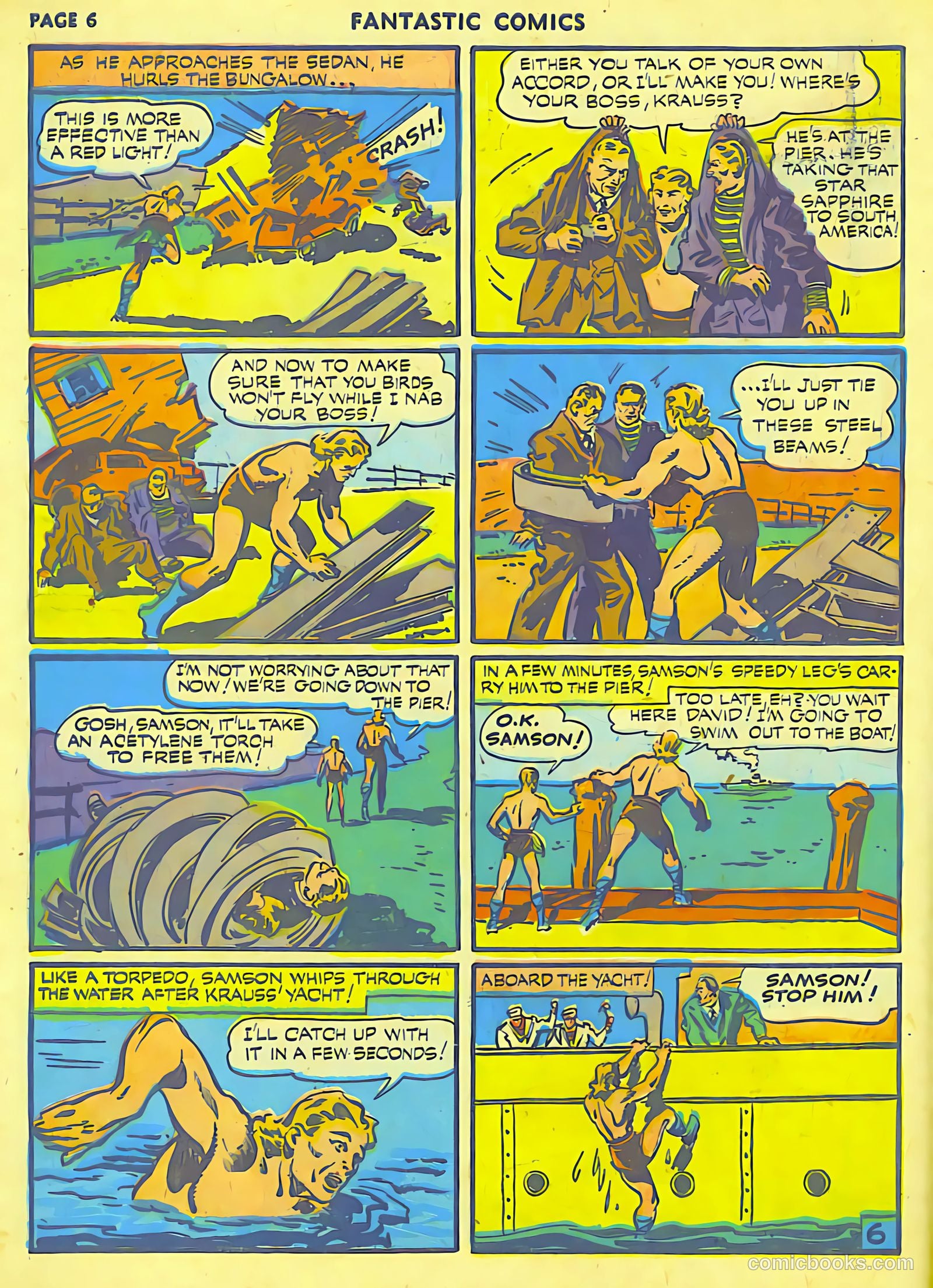 Fantastic Comics #19 (1941) — page 8 of 67